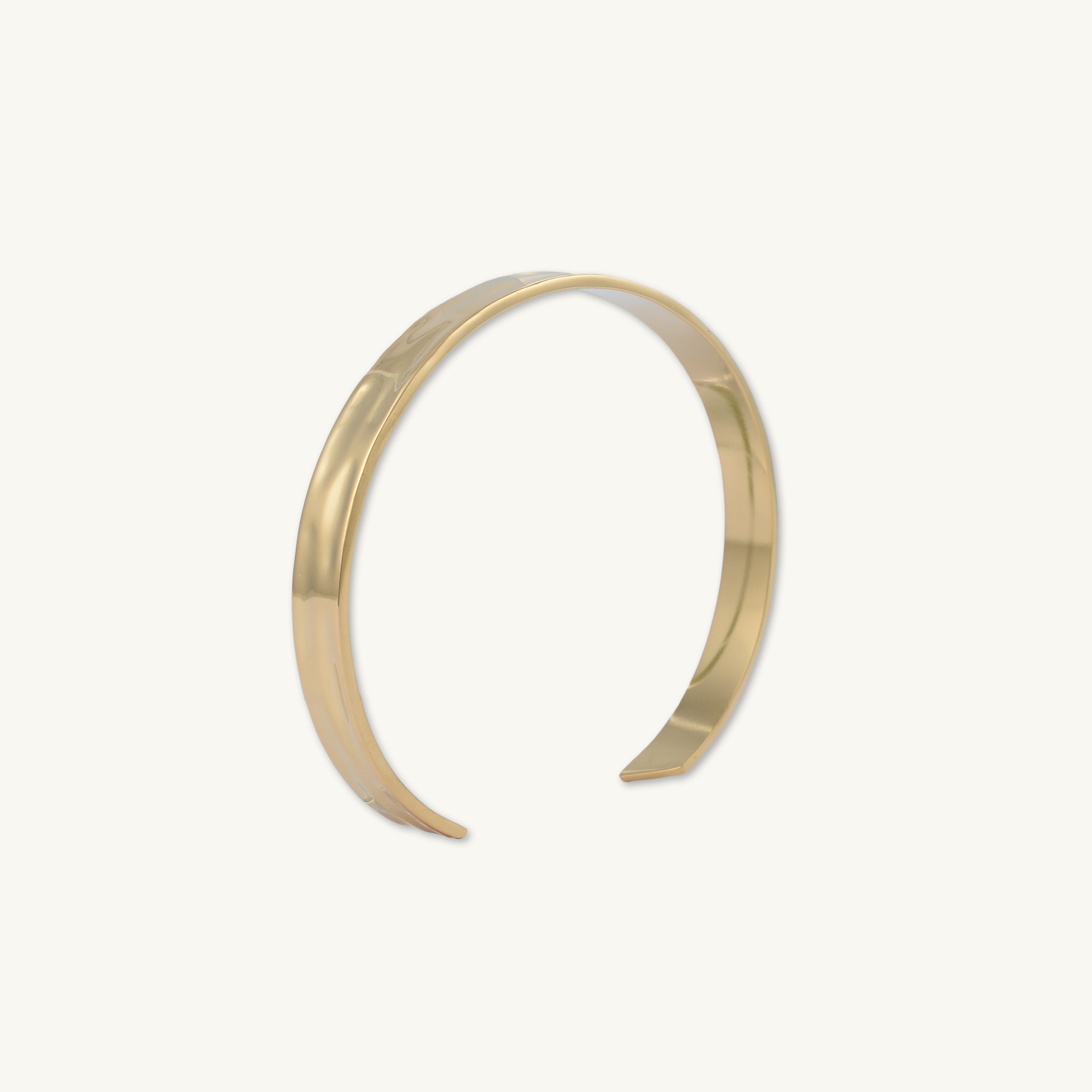 Unisex Ripple Cuff Bangle Bracelet