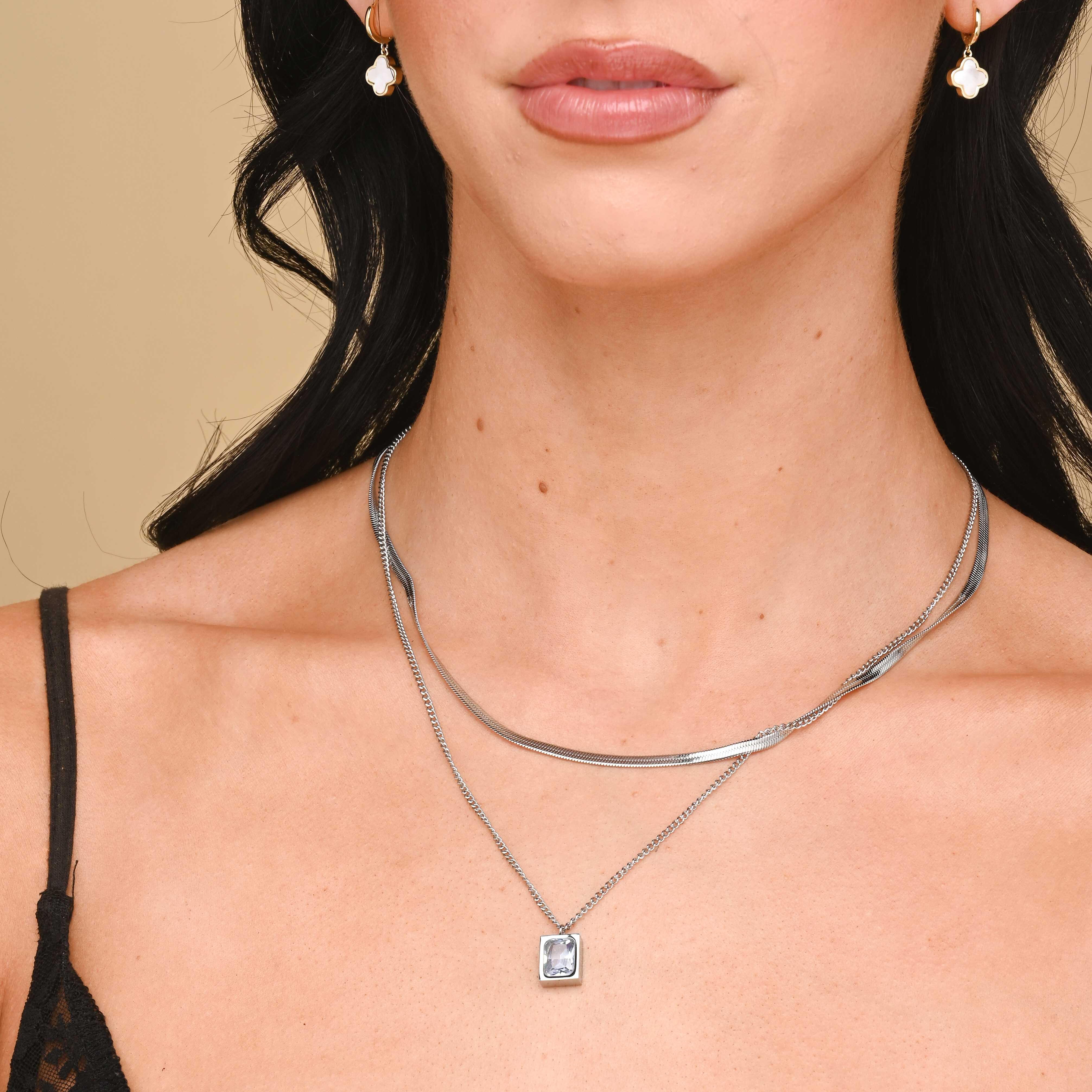 Slim Paperclip Link Chain Necklace