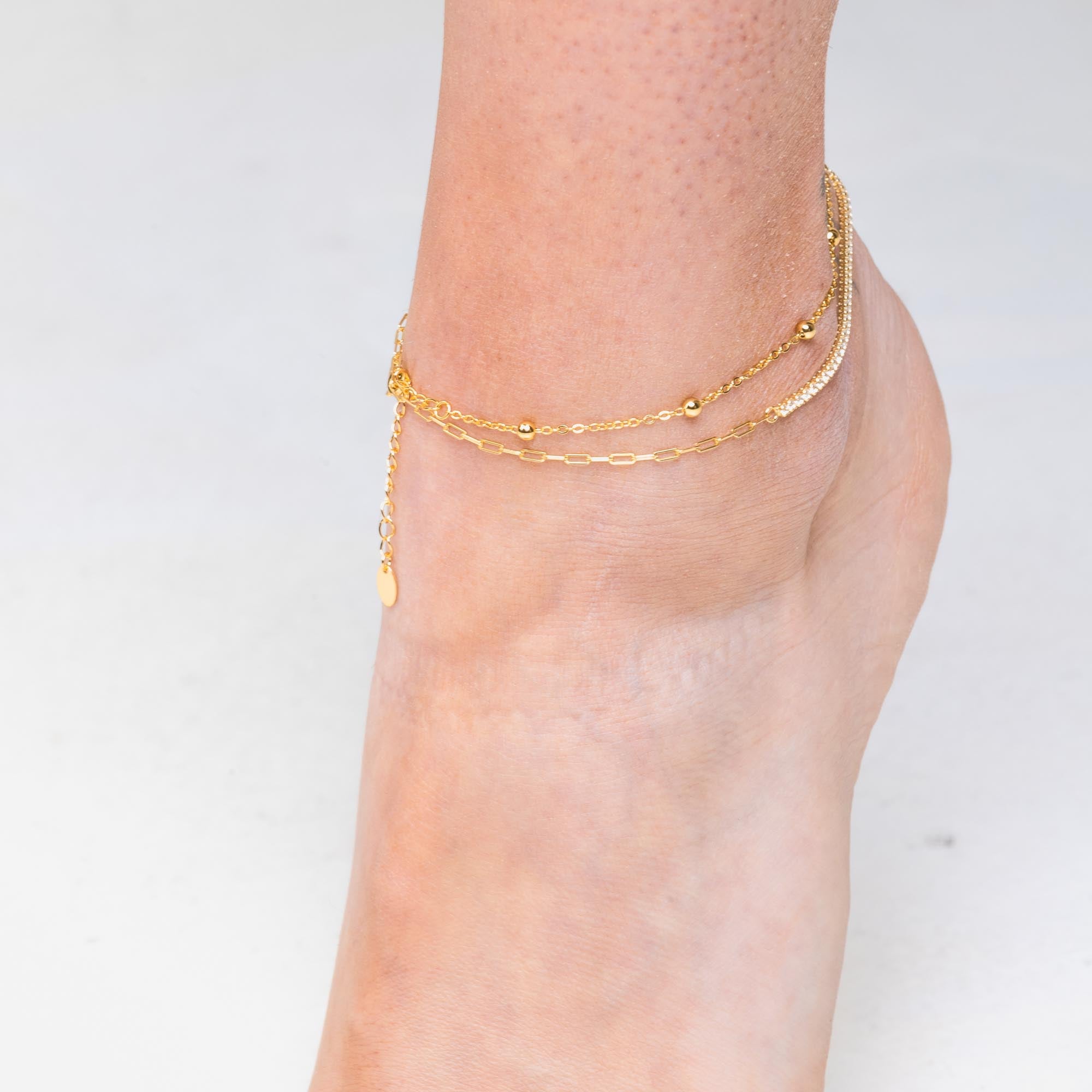 Tennis Link Chain Anklet