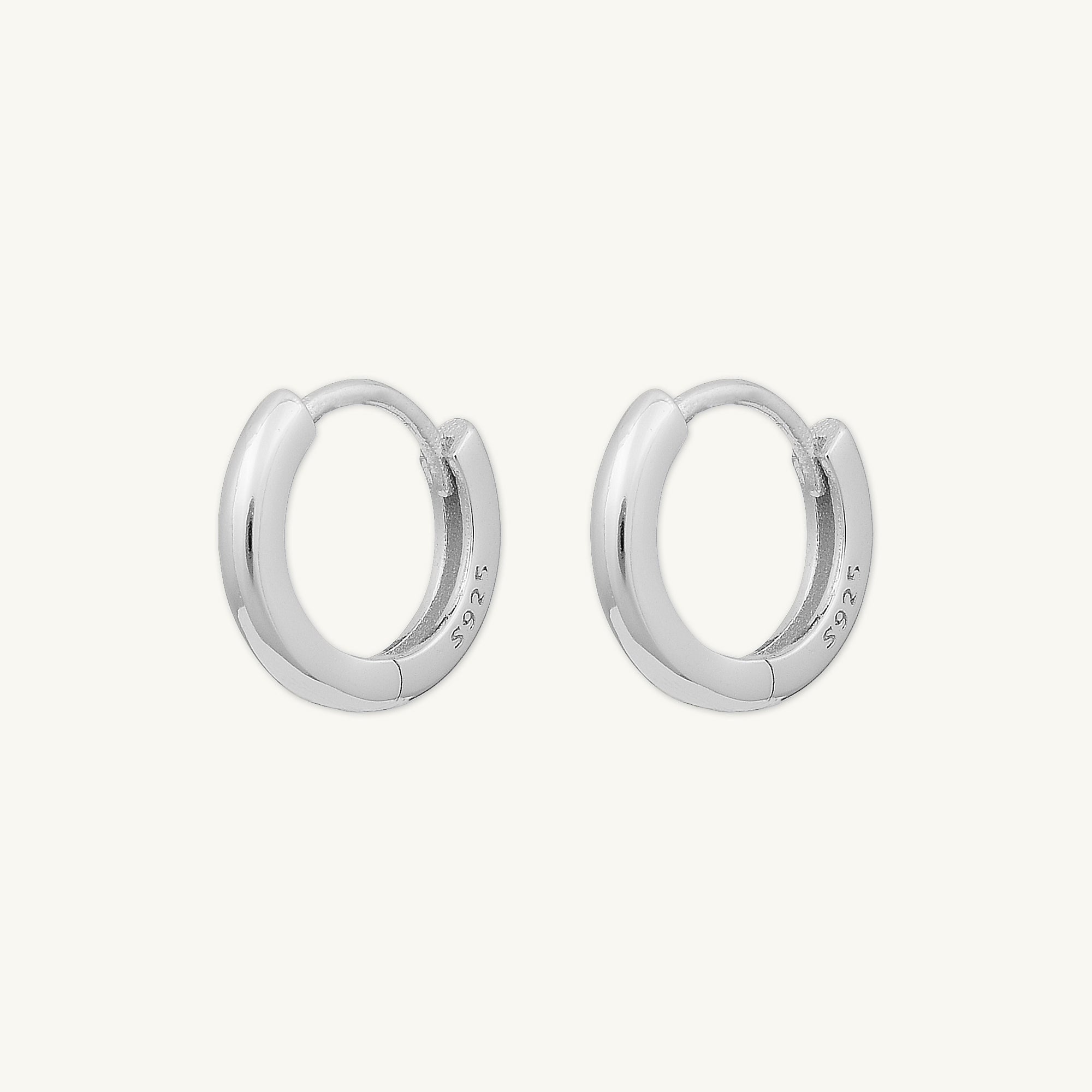 Classic Huggie Hoop Earrings