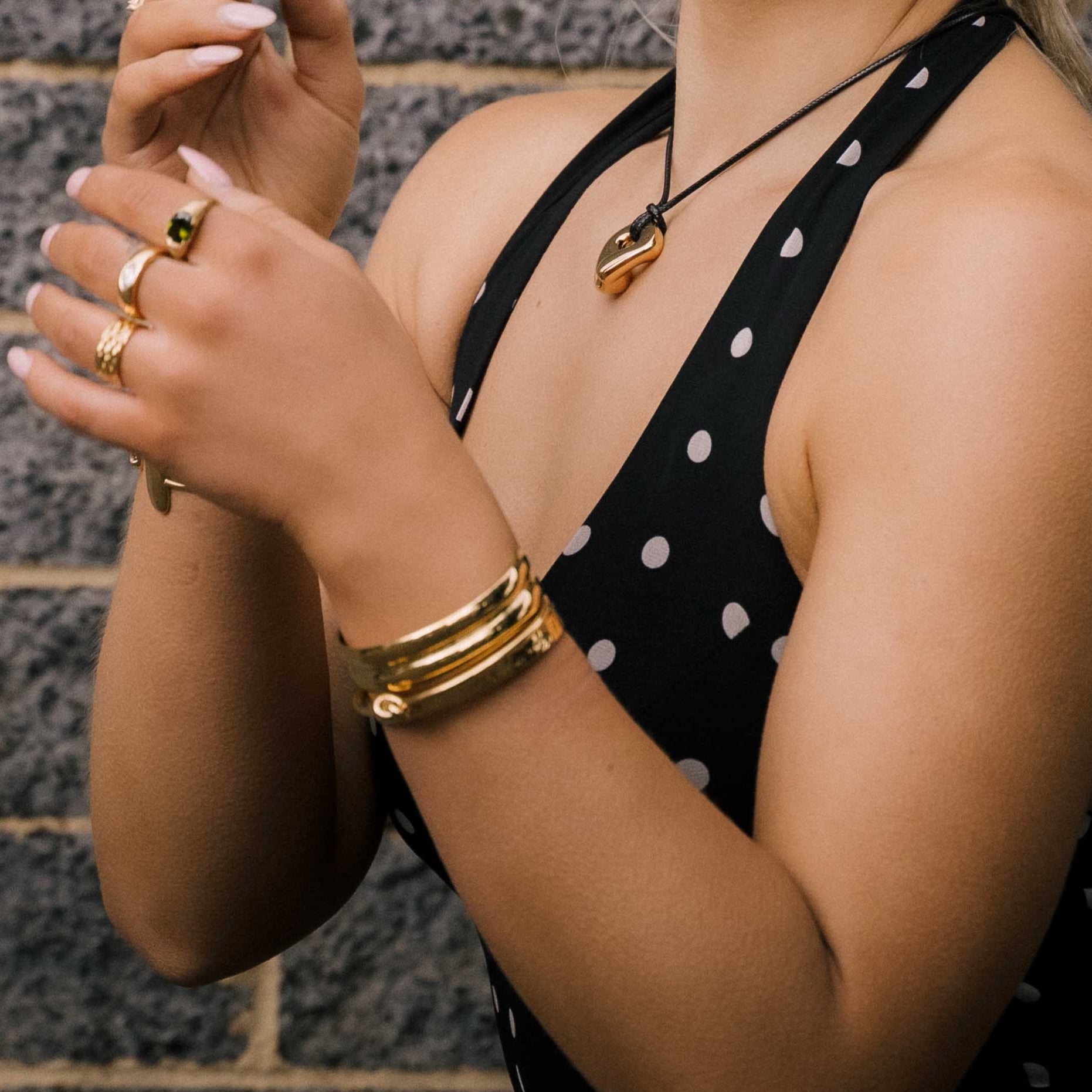 Classic Molten Open Cuff Bangle