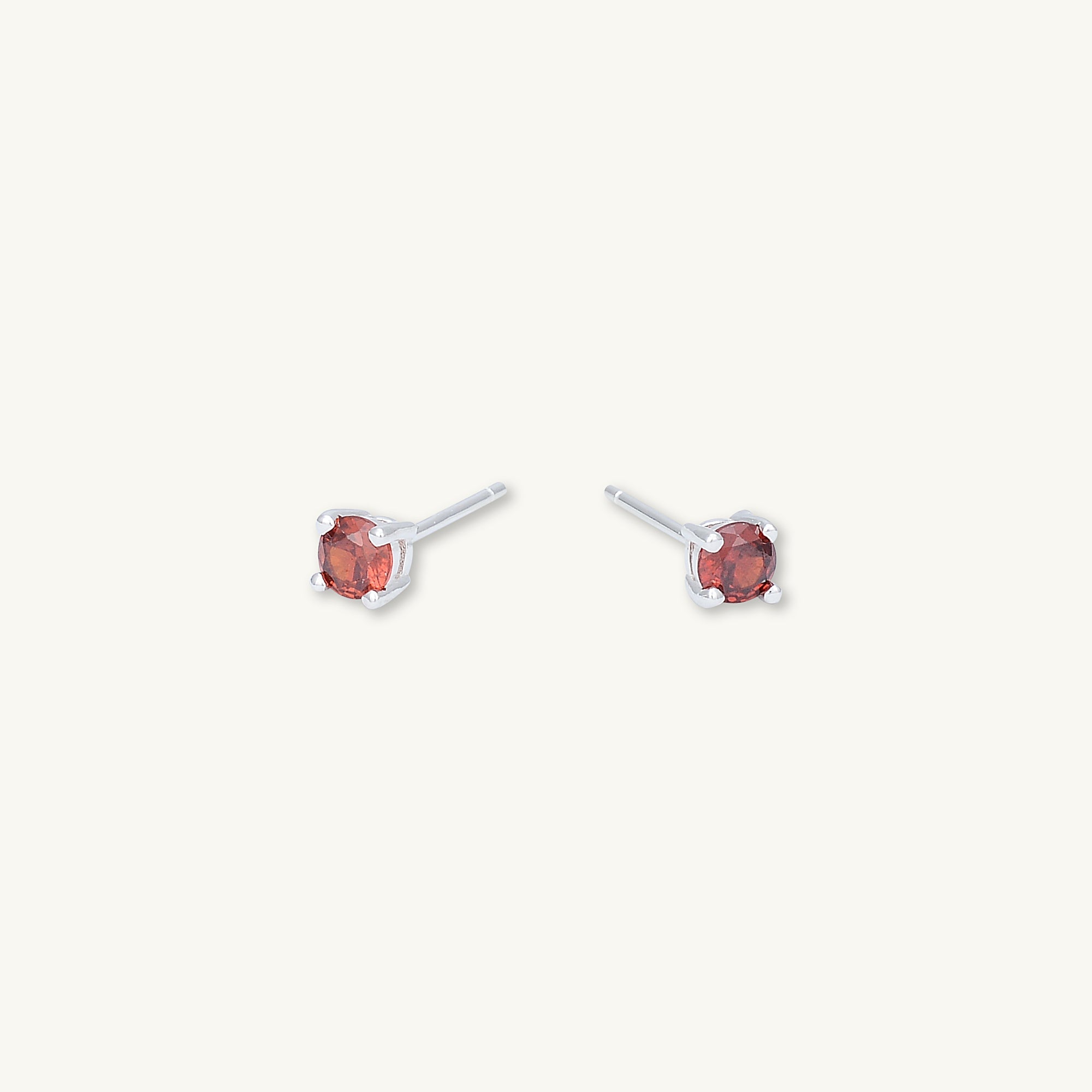 Classic Birthstone Earrings January - Camile & Stone