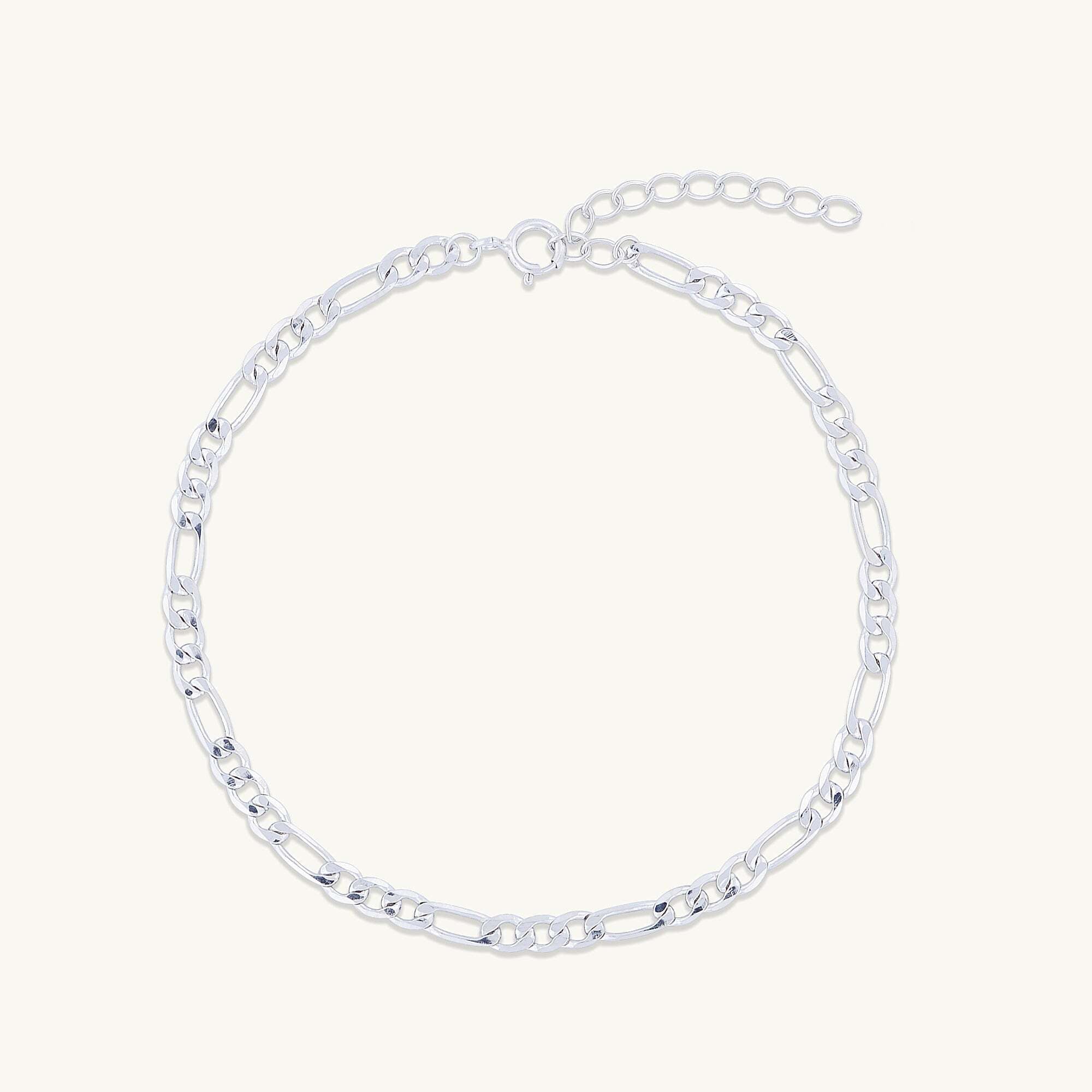 Classic Figaro Chain Bracelet - Camile & Stone