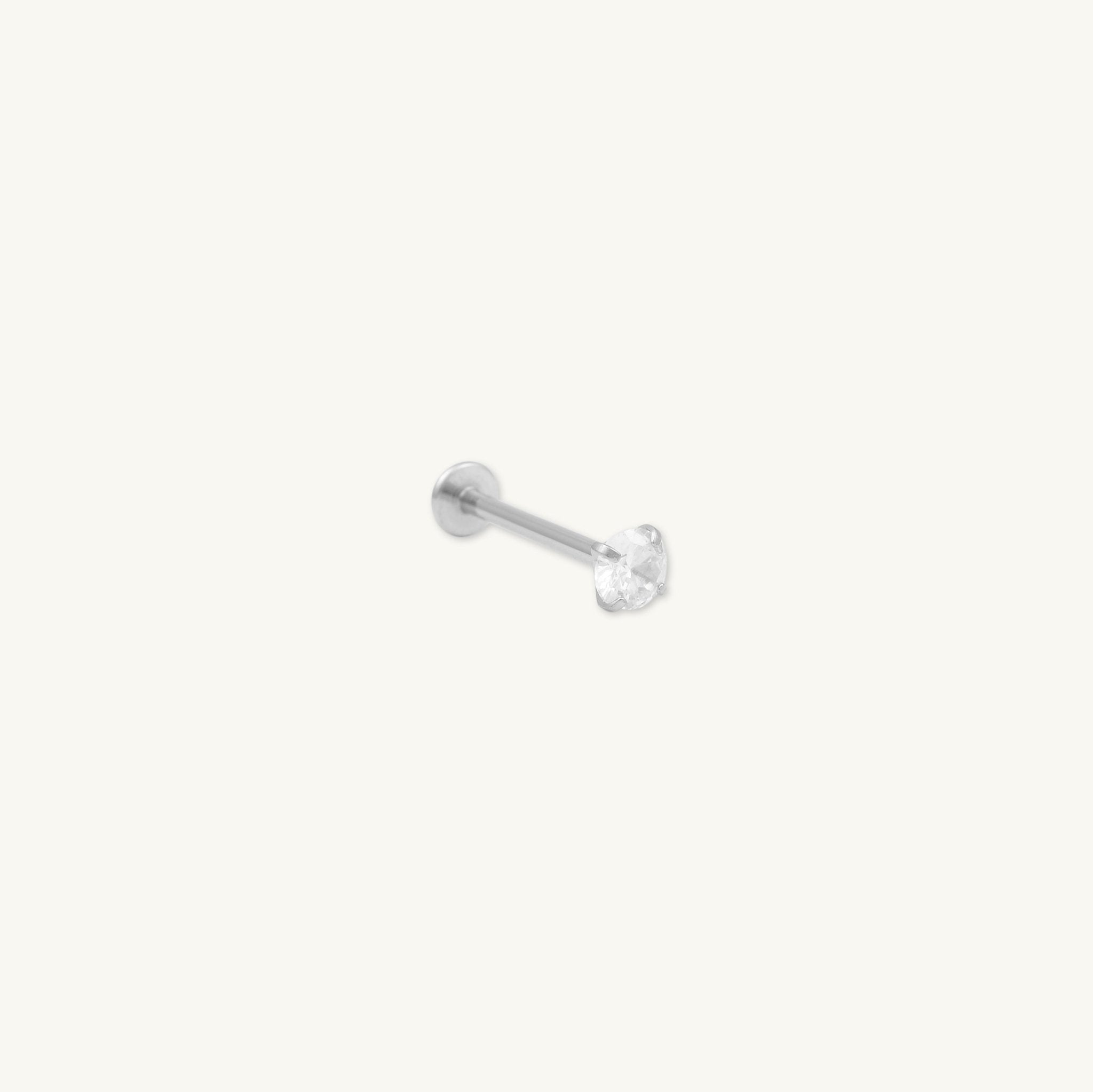 Classic Sapphire Single Flat Back Earring - Camile & Stone