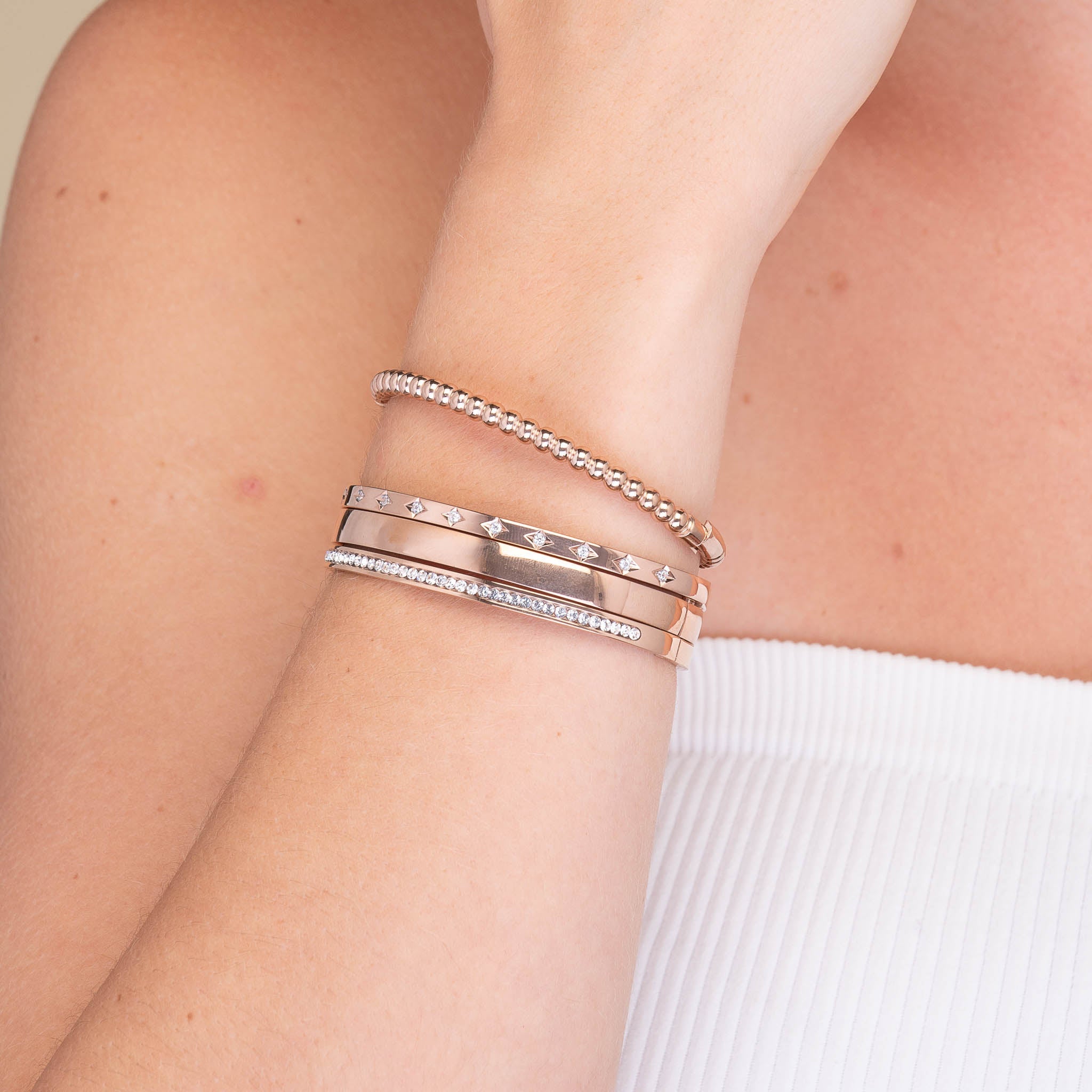 Classic Stackable Bangle Bracelet - Camile & Stone