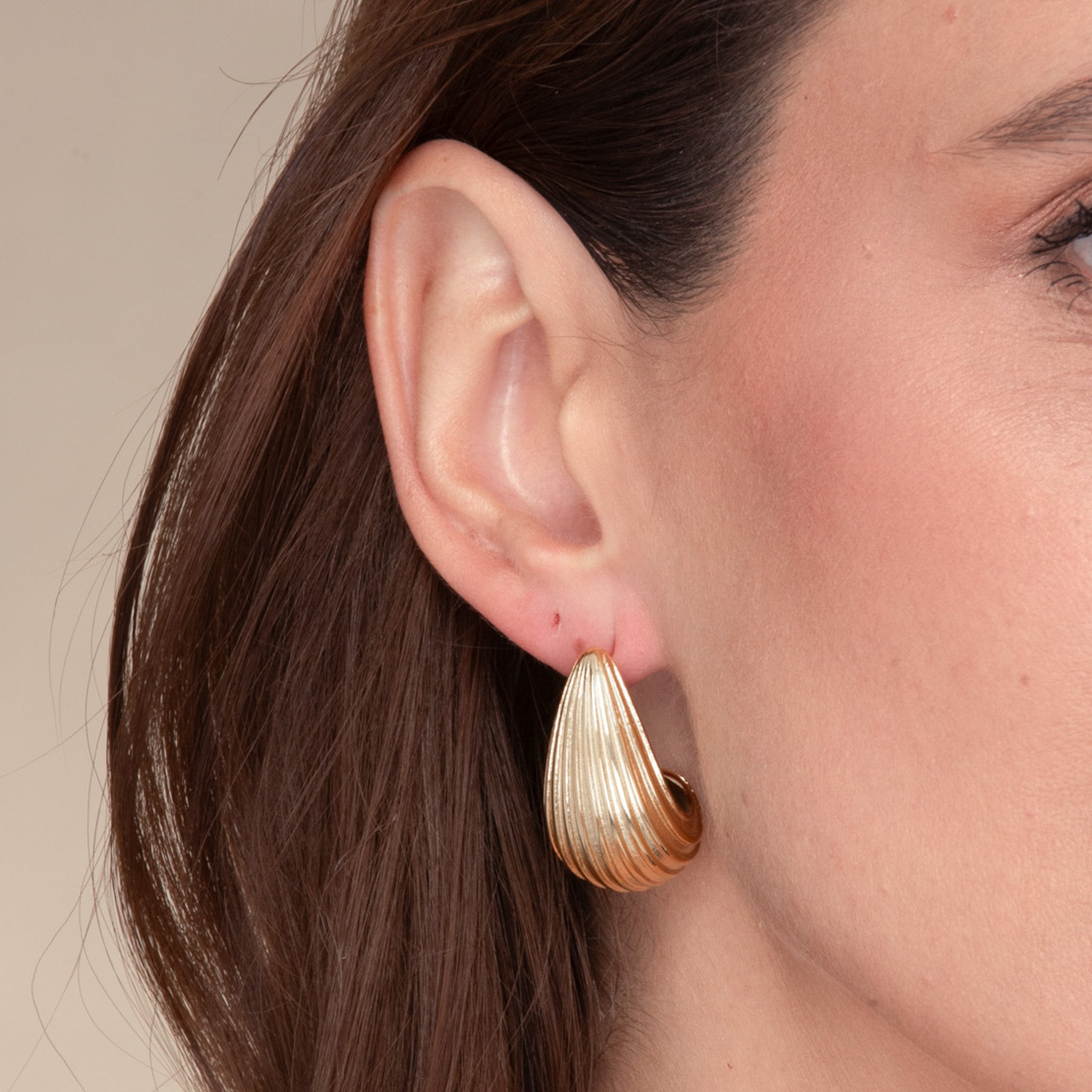 Livia Statement Dome Earrings