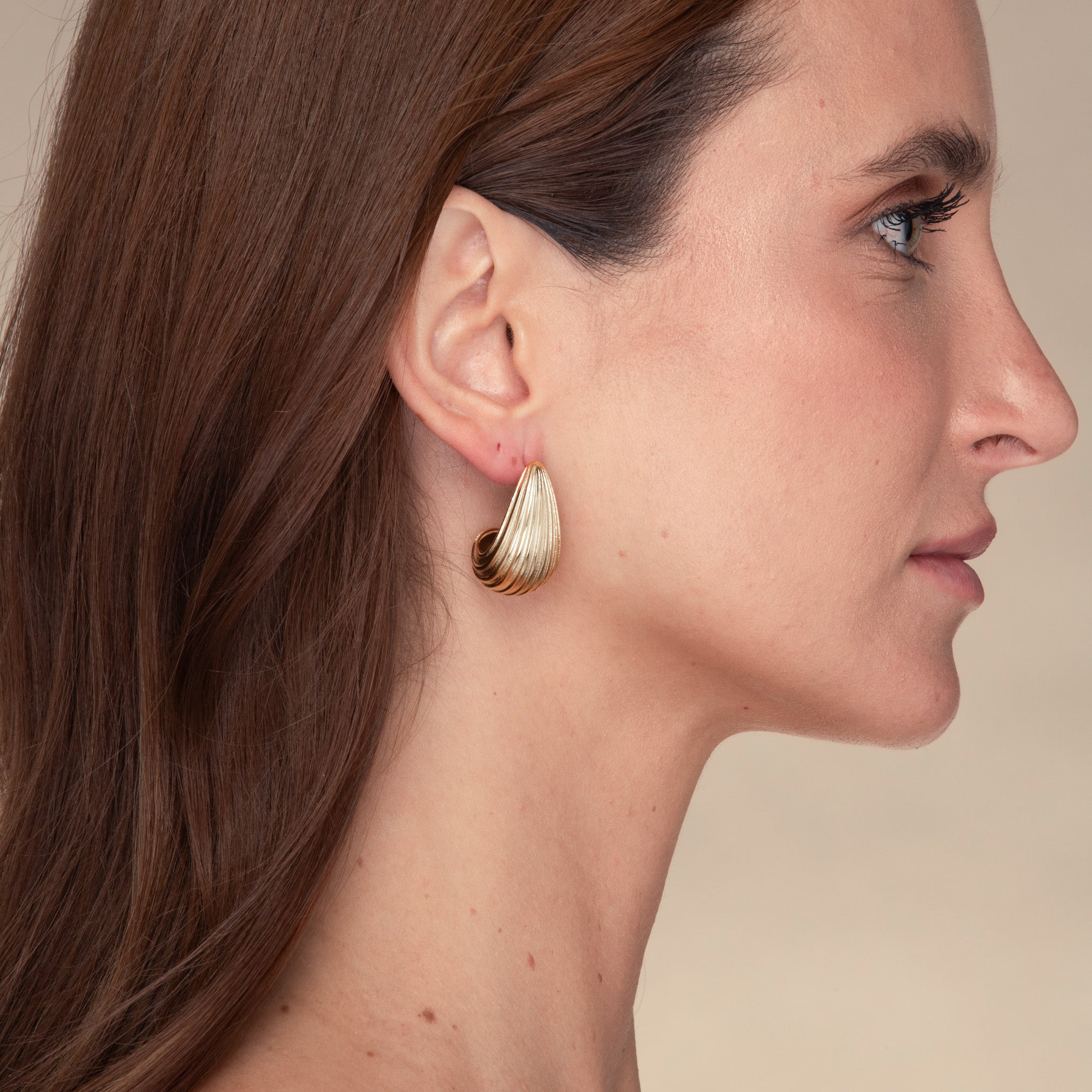 Livia Statement Dome Earrings