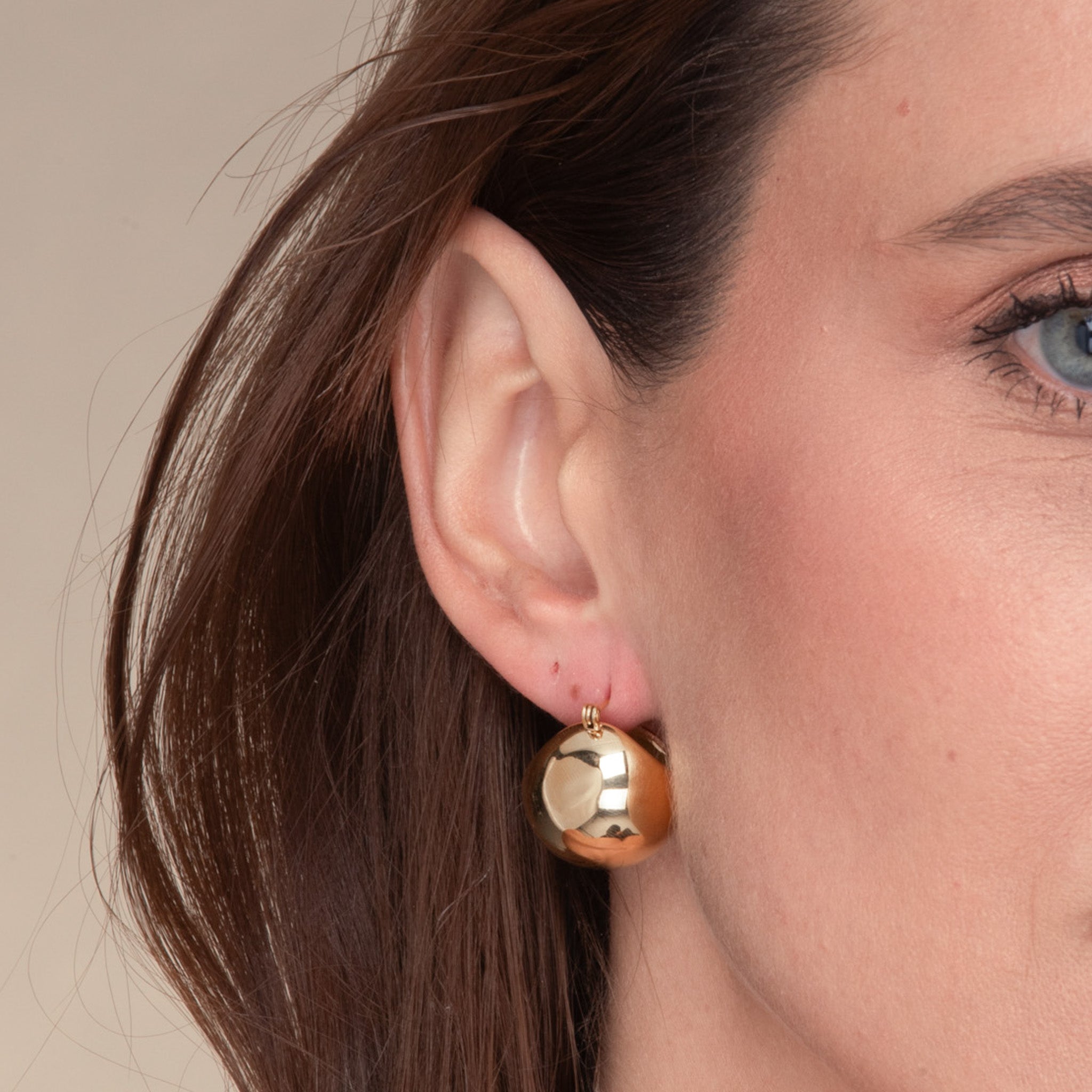 Zara Dome Statement Earrings