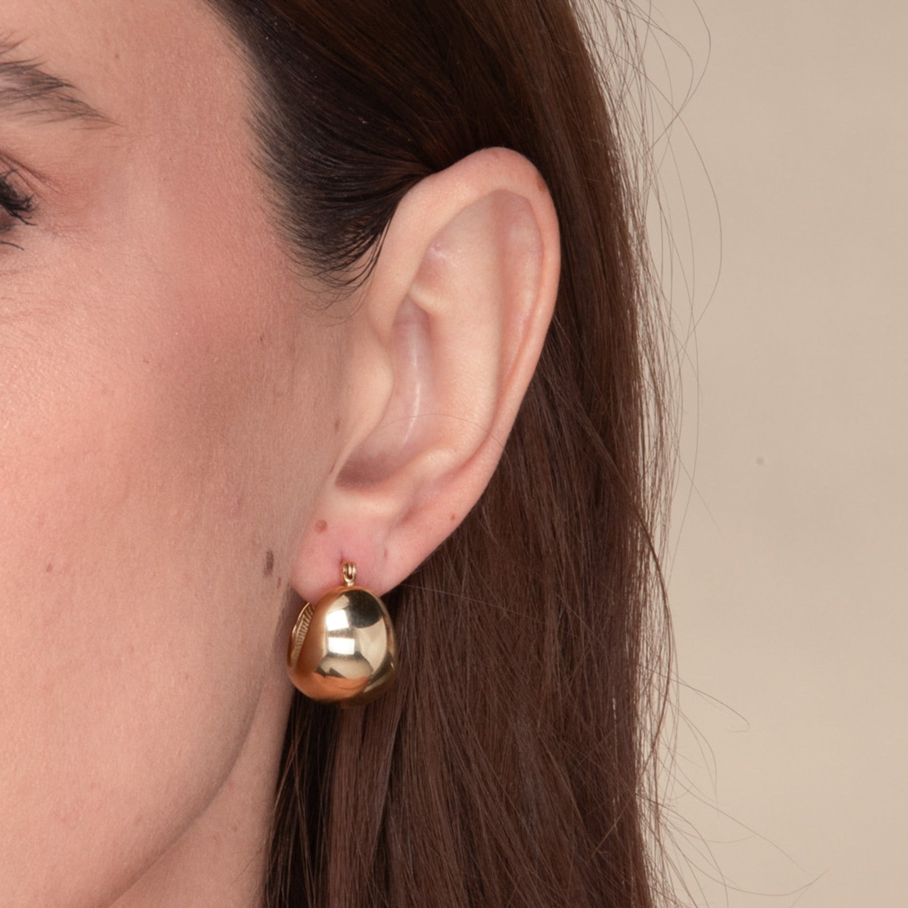 Freya Dome Statement Earrings