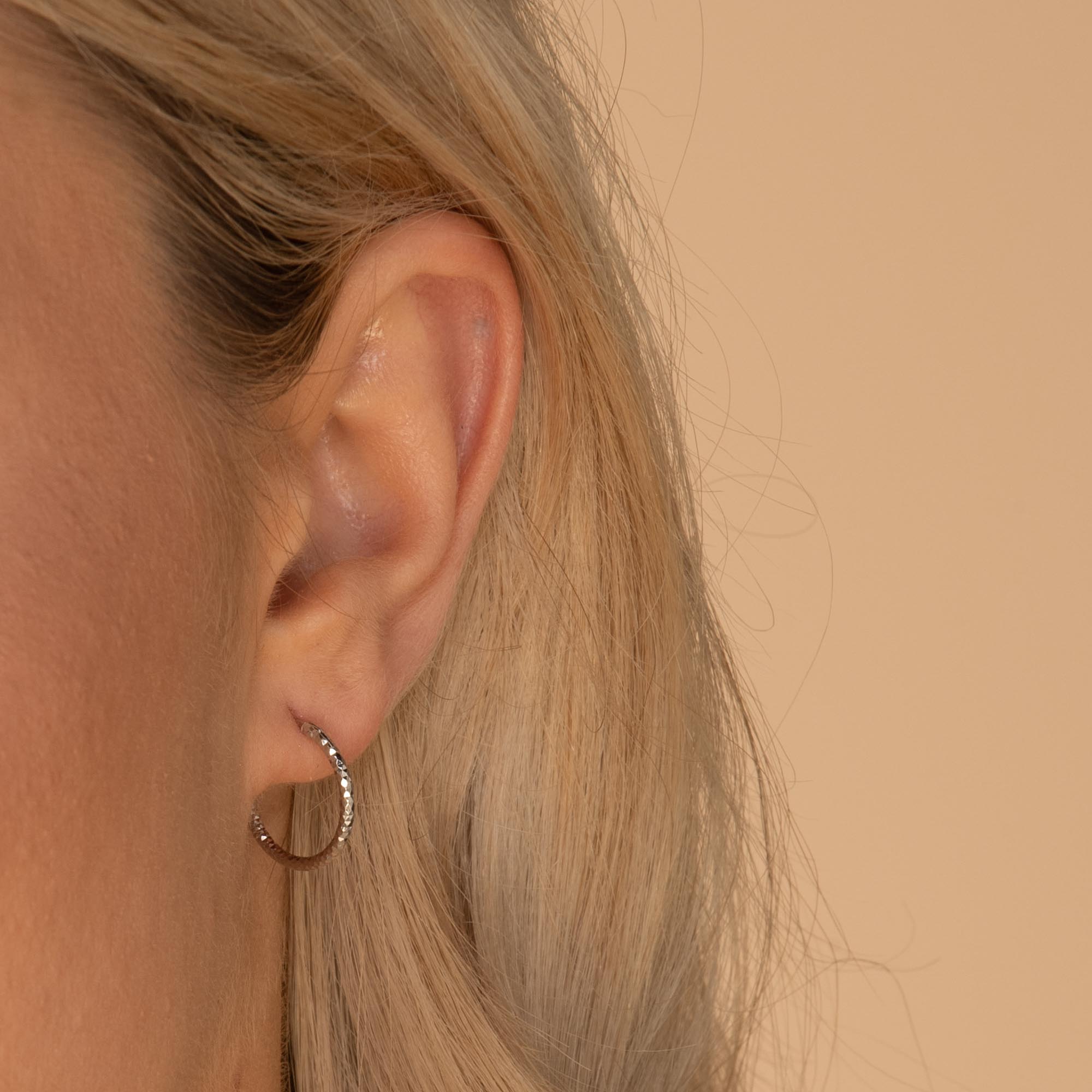 Edged Hoop Earrings - Camile & Stone