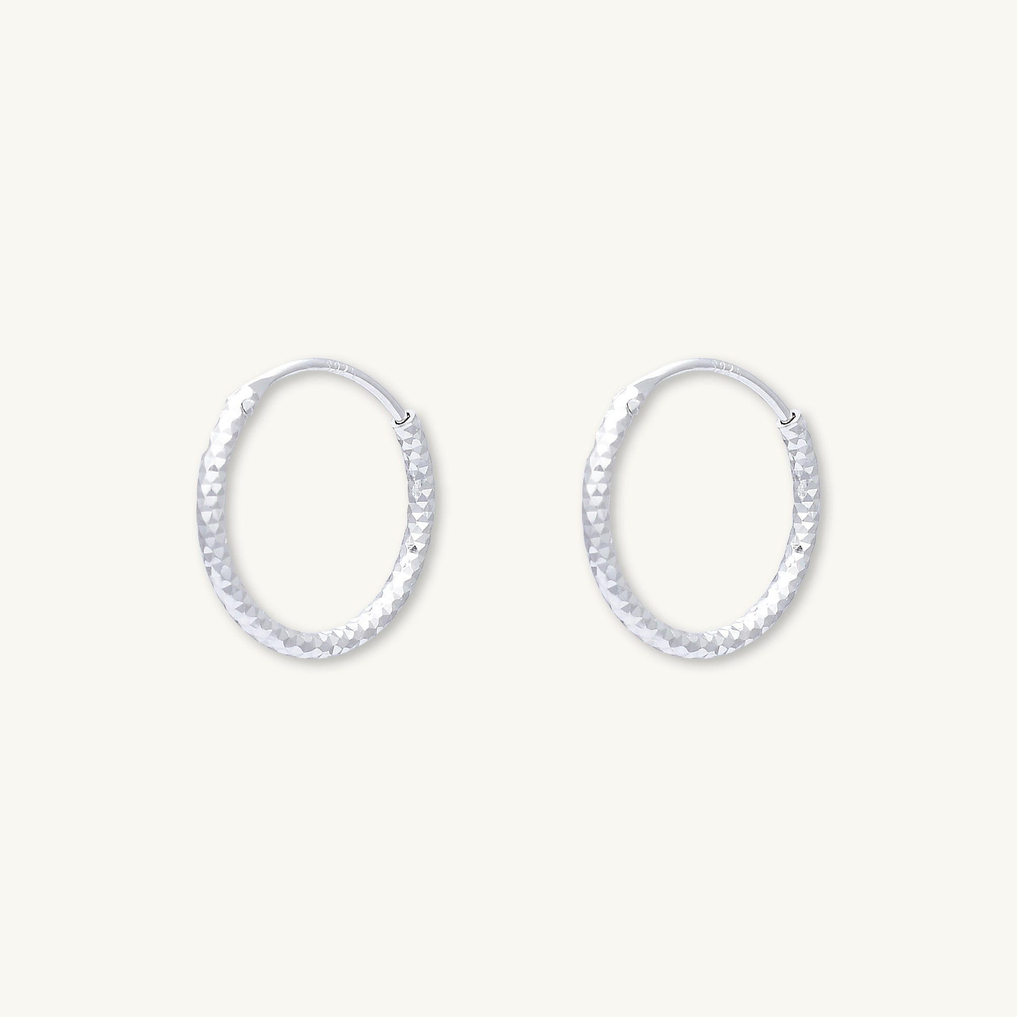 Edged Hoop Earrings - Camile & Stone