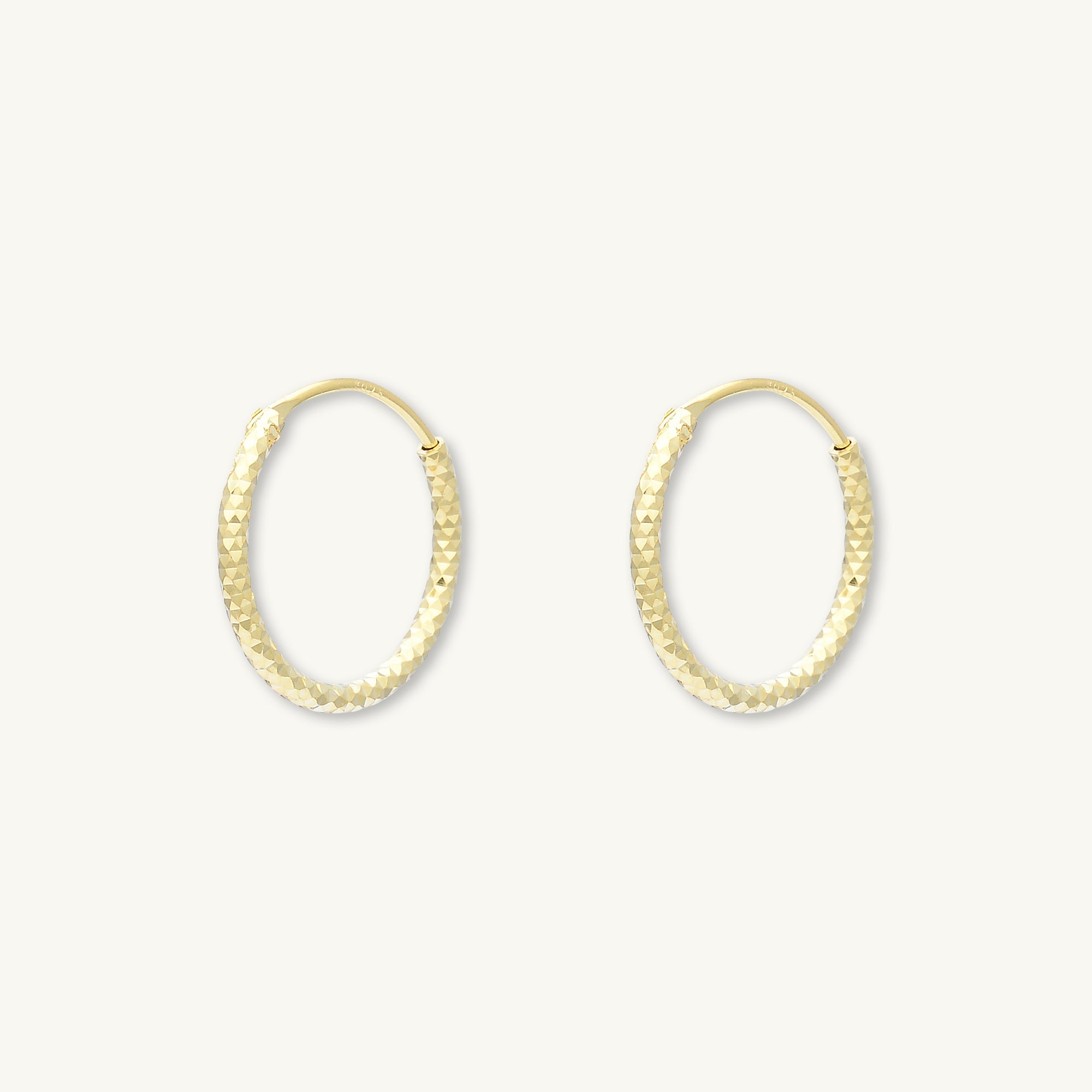 Edged Hoop Earrings - Camile & Stone