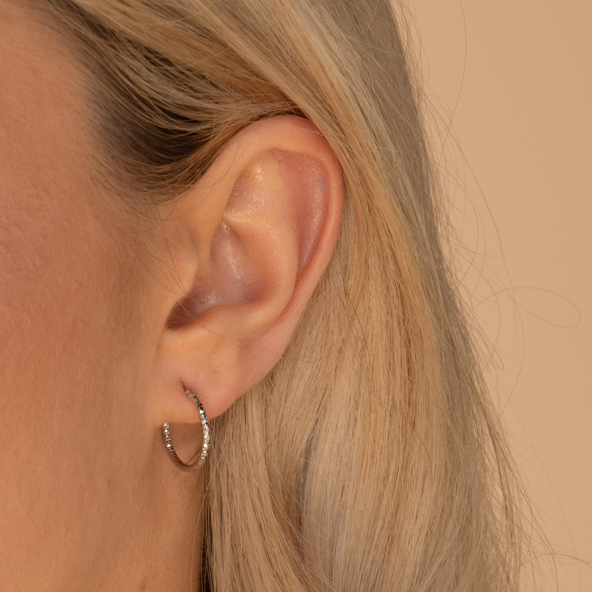 Edged Hoop Earrings - Camile & Stone