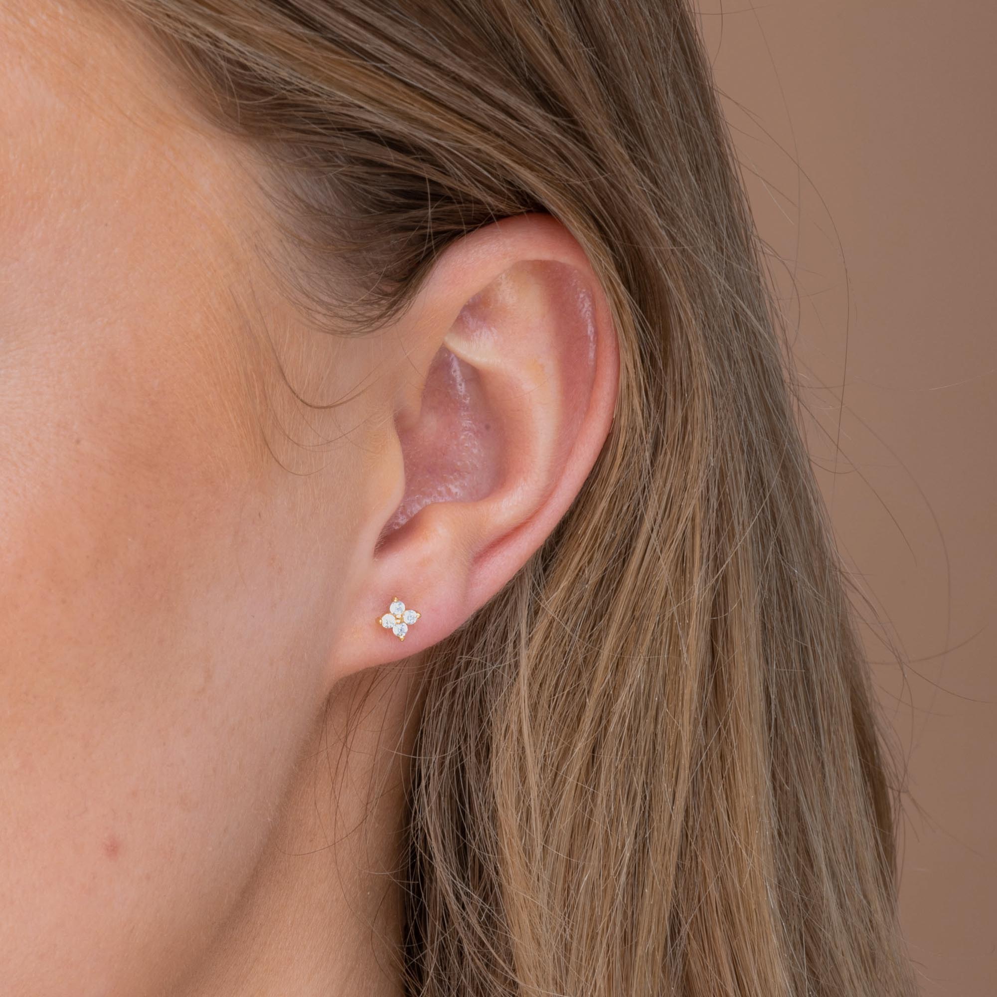 Free Gift - Clover Sapphire Earrings - Camile & Stone