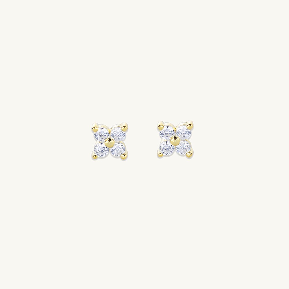 Free Gift - Clover Sapphire Earrings - Camile & Stone
