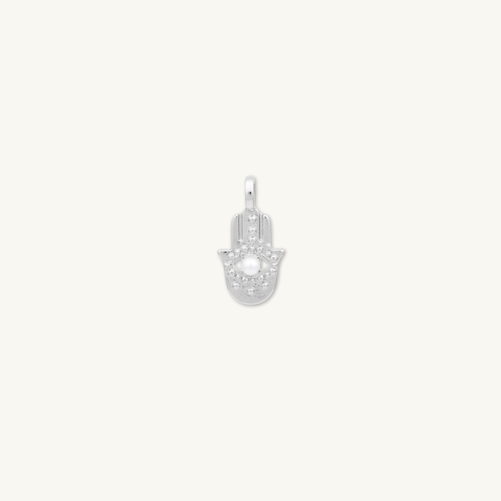 Hamsa Hand Evil Eye Pendant - Camile & Stone