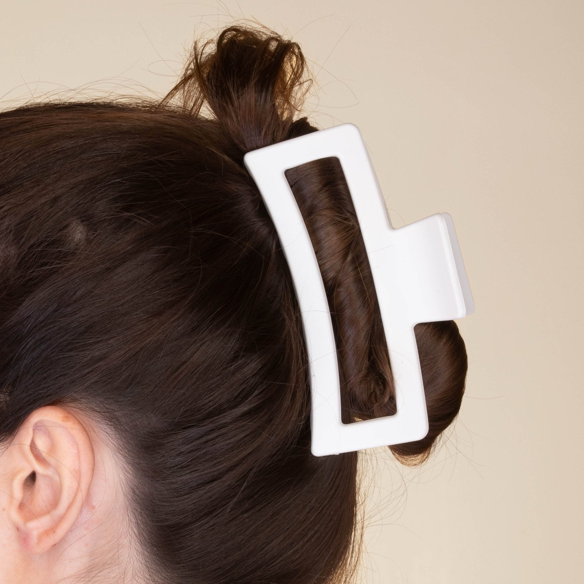 Large Rectangle Hair Claw Clip - Camile & Stone