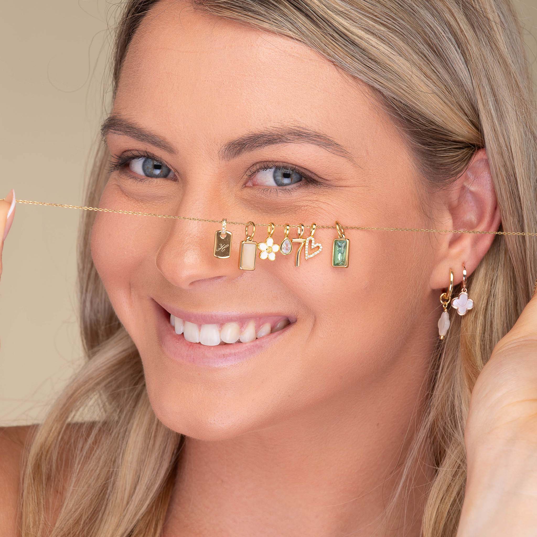 Numbers Charm Pendant - Camile & Stone