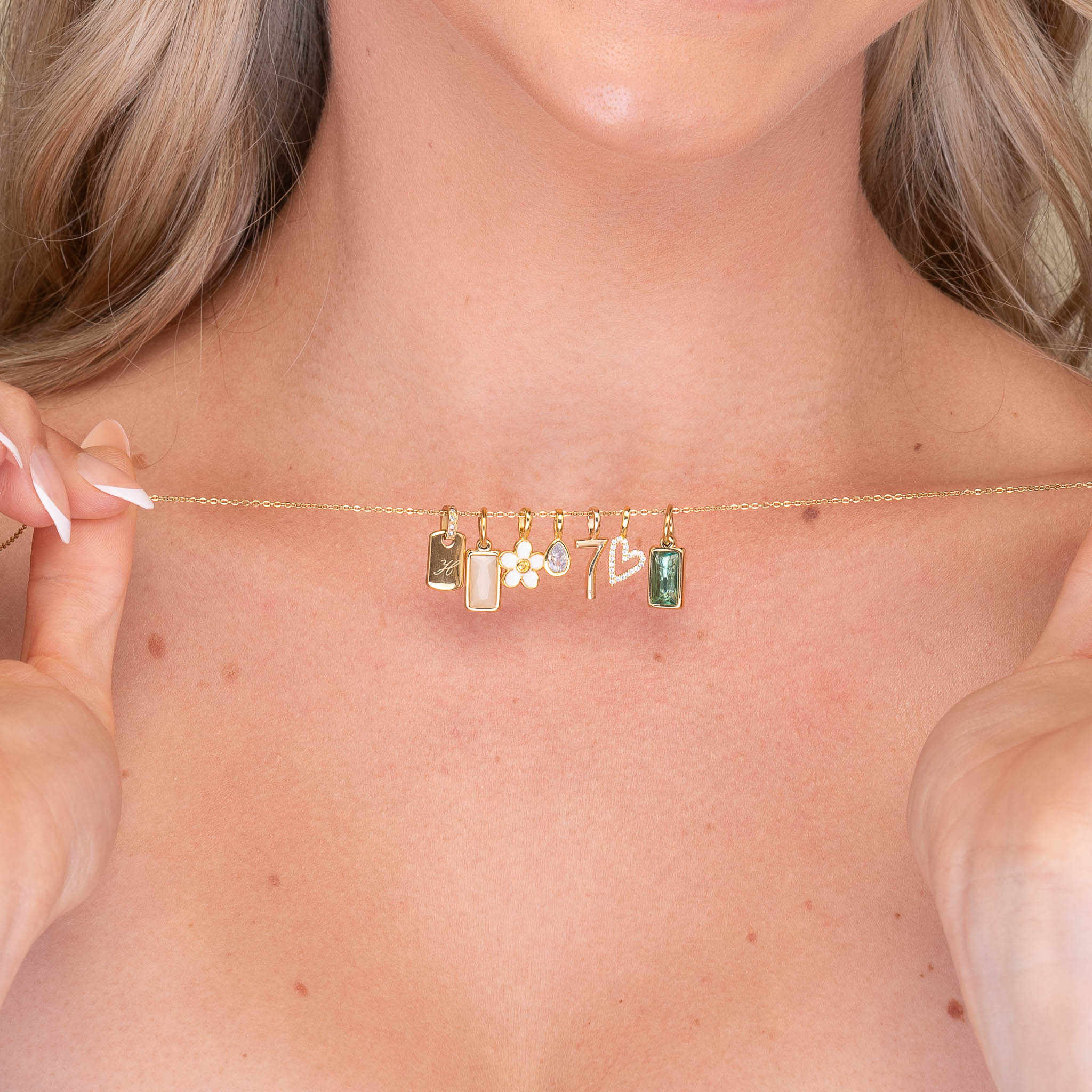 Numbers Charm Pendant - Camile & Stone