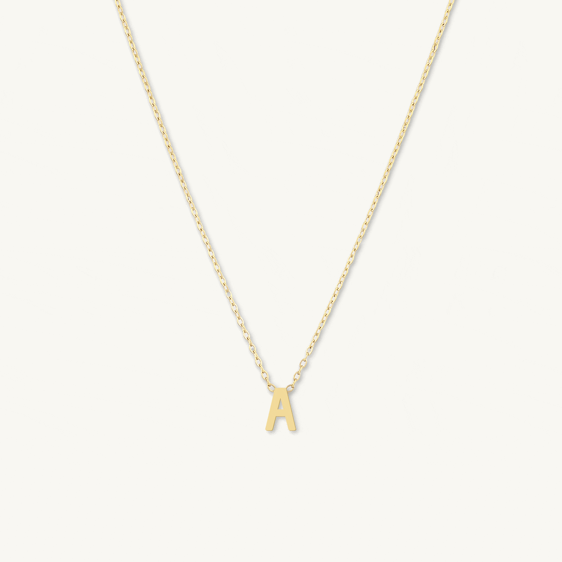 The Original Single Initial Letter Necklace