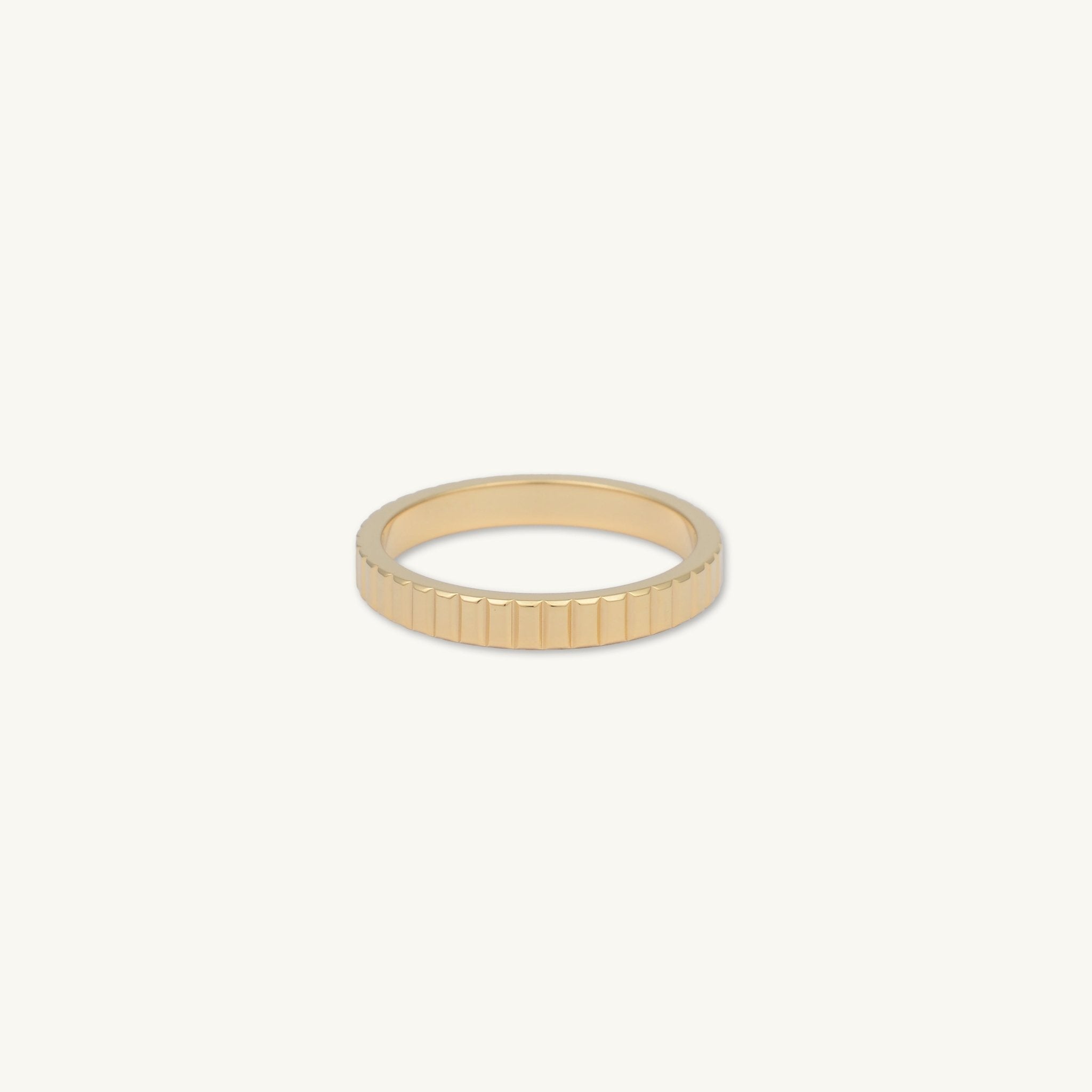 Ridge Stacker Ring - Camile & Stone