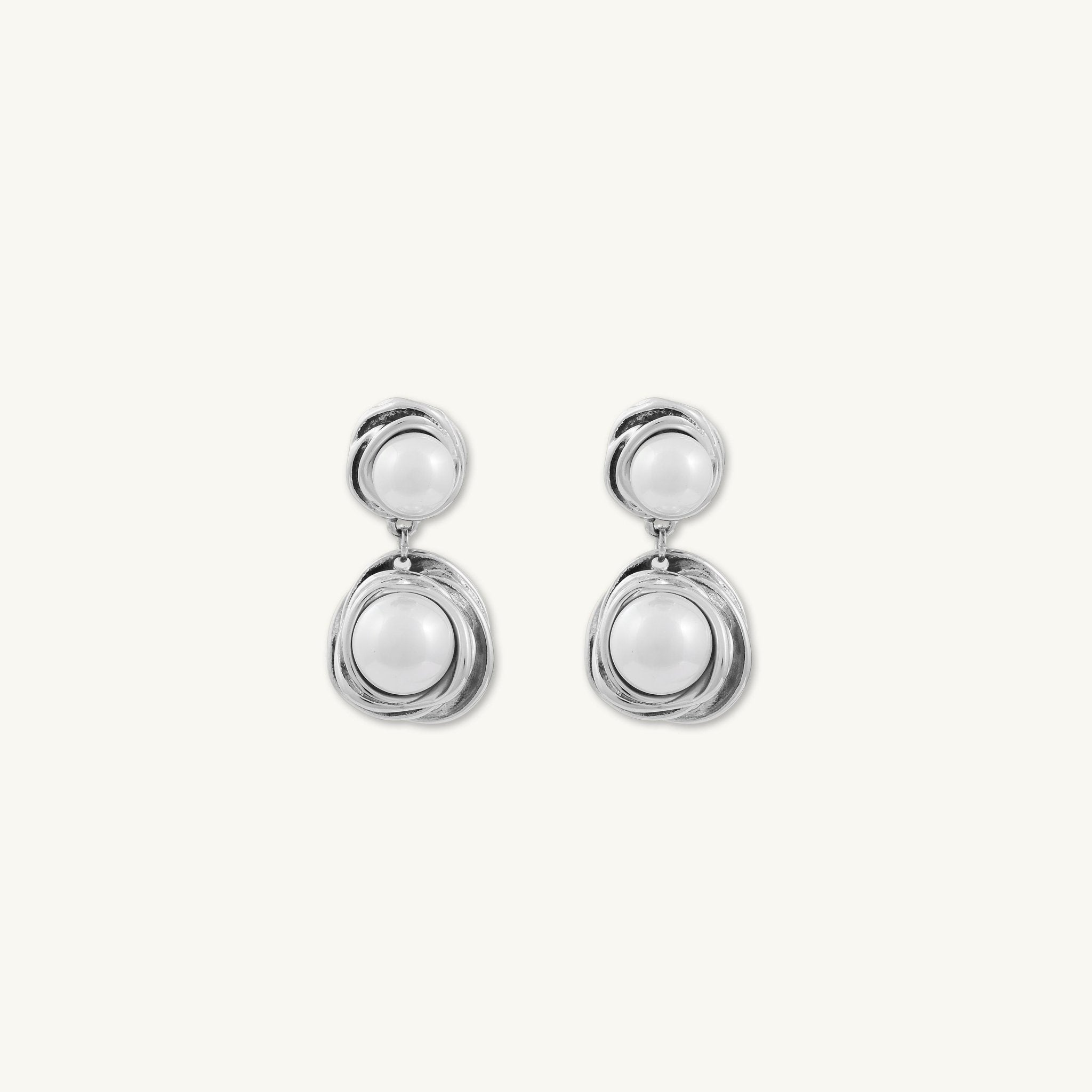 Skyler Double Pearl Stud Earrings - Camile & Stone