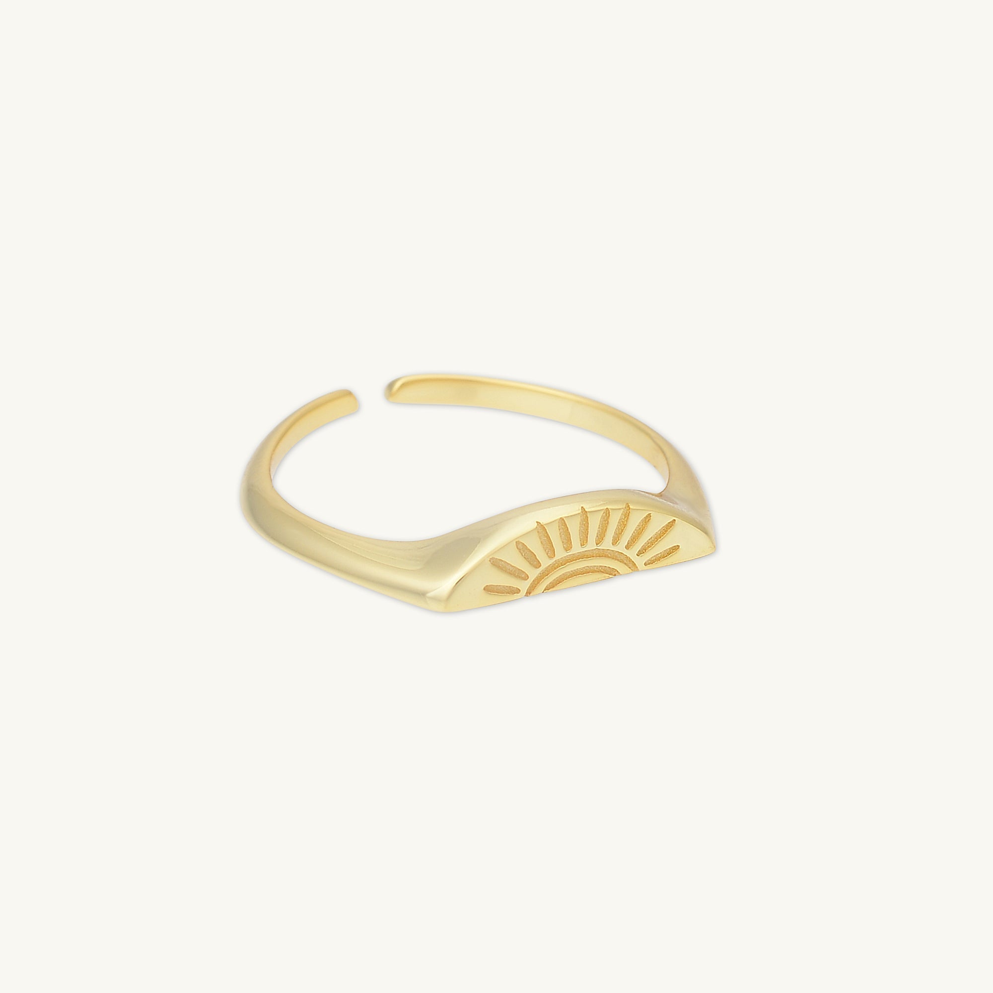 Sun & Moon Friendship Couple Twin Set Rings - Camile & Stone