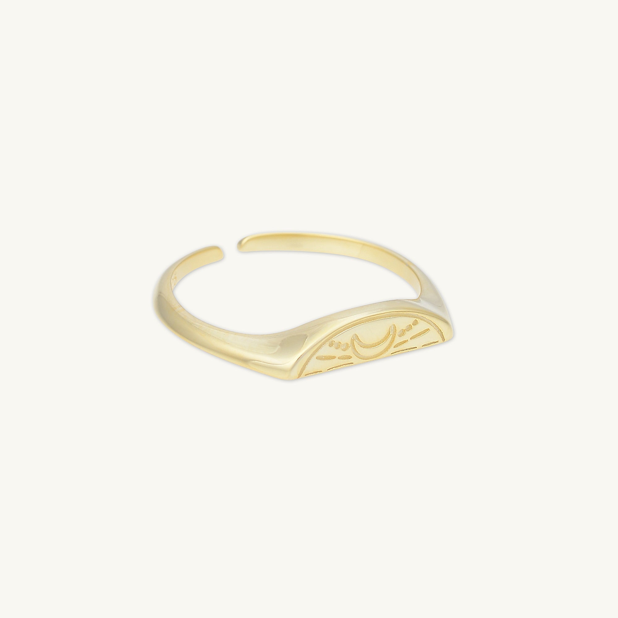 Sun & Moon Friendship Couple Twin Set Rings - Camile & Stone