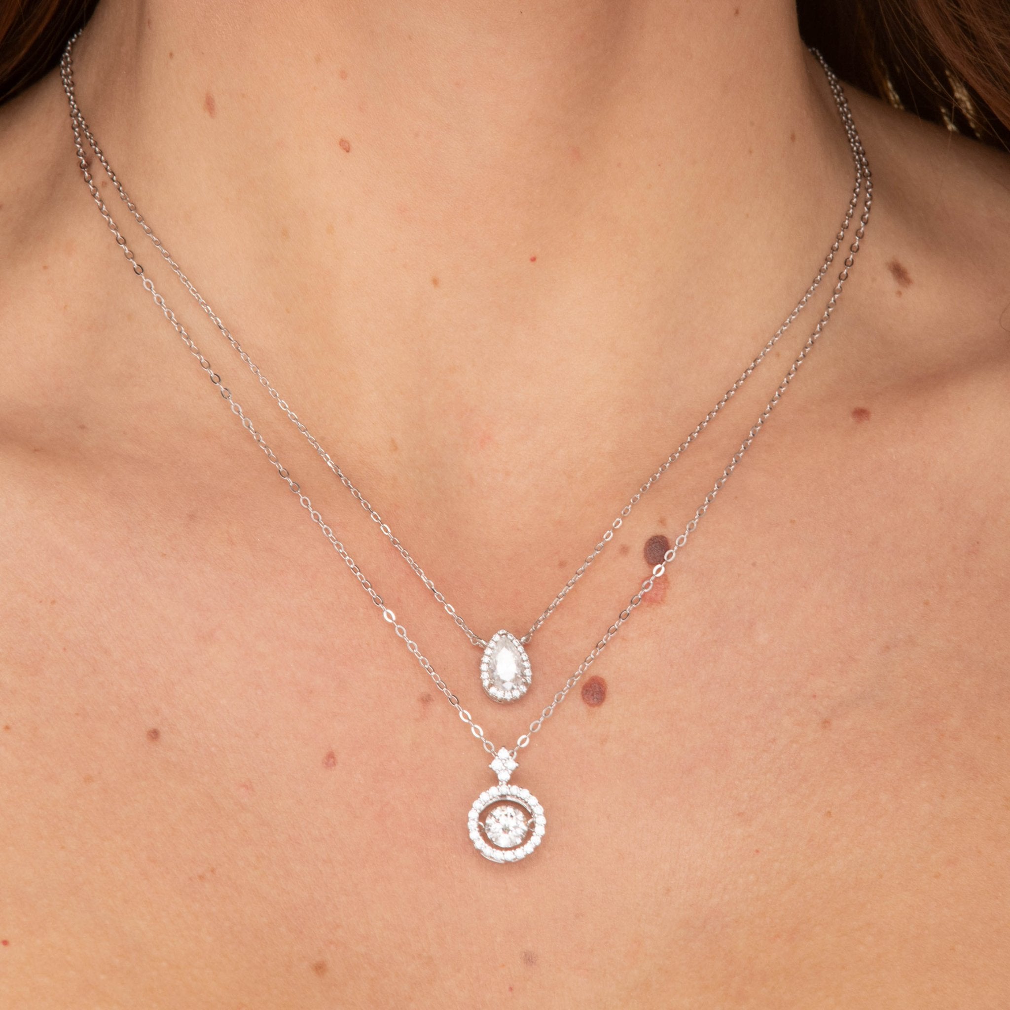 Teardrop Solitaire Moissanite Necklace 1 Carat - Camile & Stone