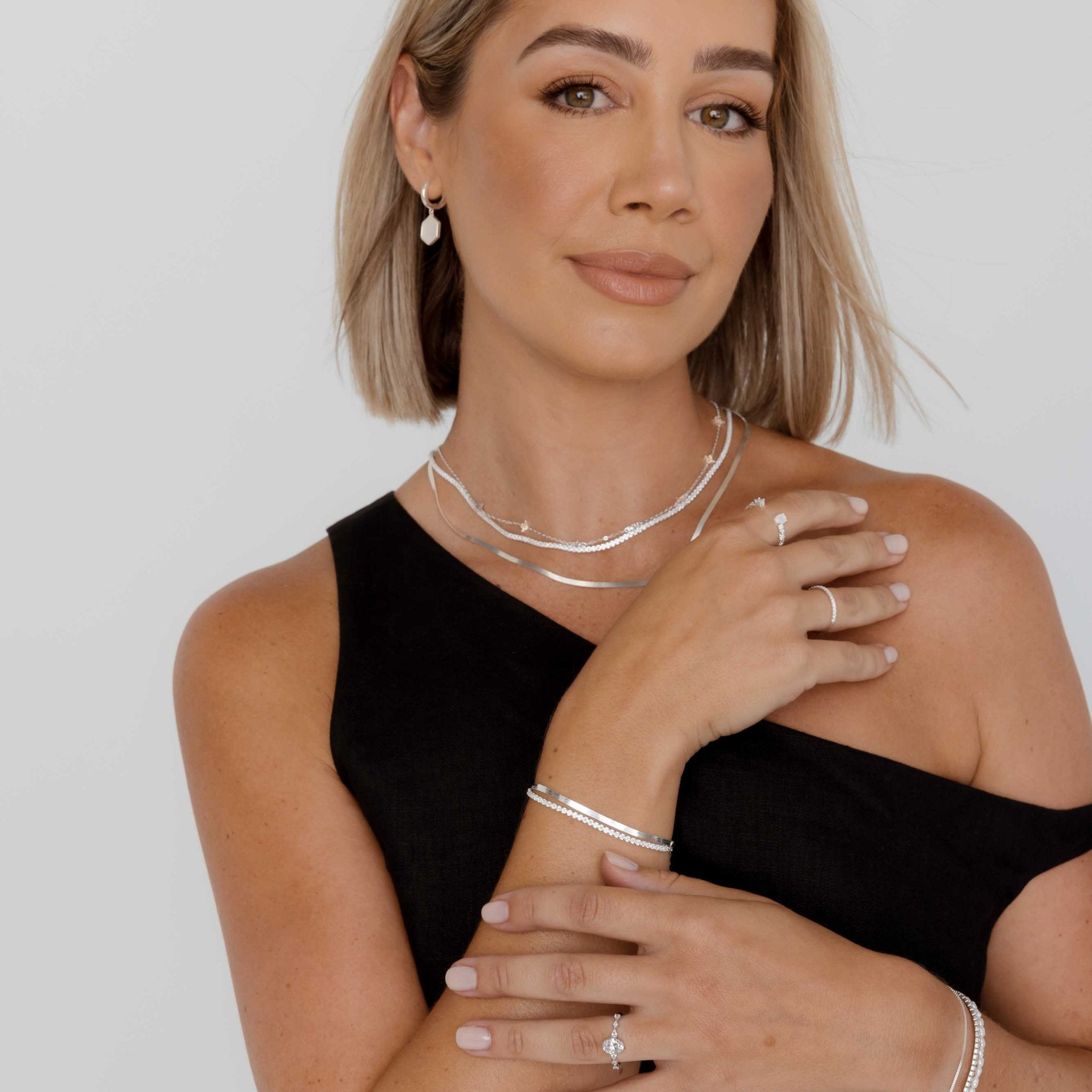Tennis Sapphire Bracelet - Camile & Stone