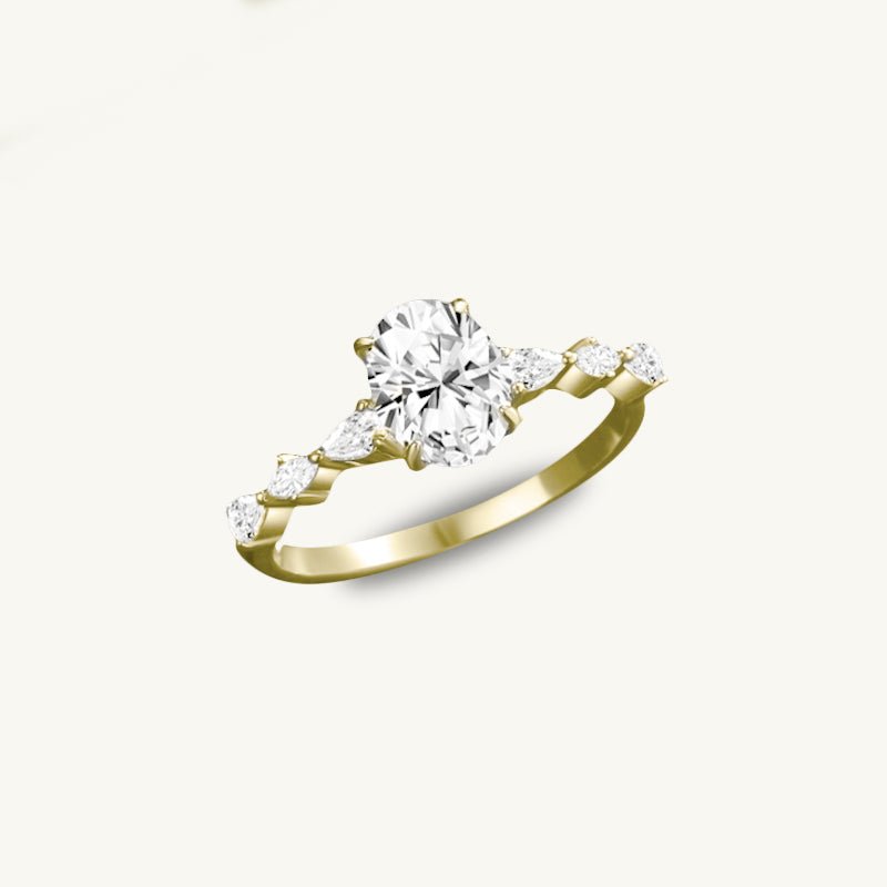 The Amalfi Oval Sapphire Engagement Ring - Camile & Stone