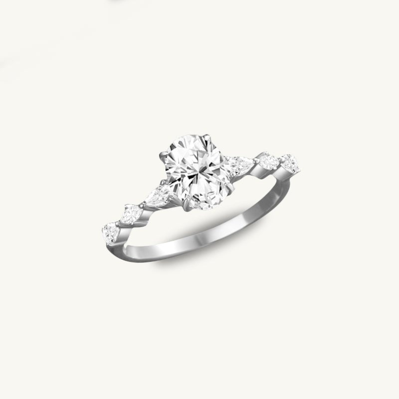 The Amalfi Oval Sapphire Engagement Ring - Camile & Stone