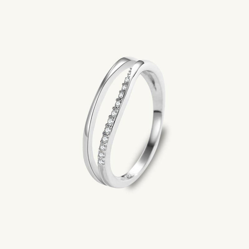 The Double Wave Sapphire Ring - Camile & Stone