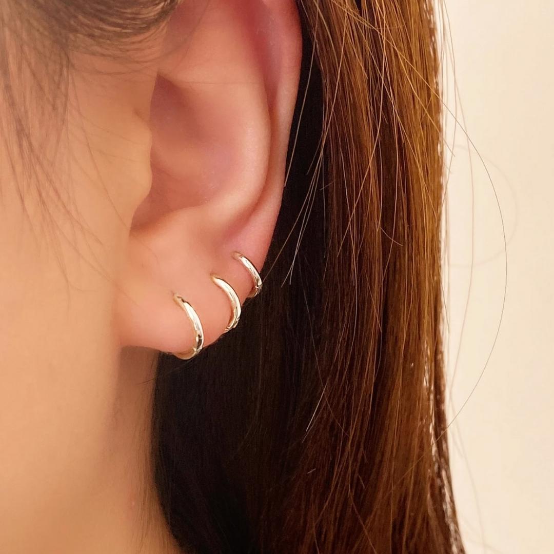 Classic Huggie Hoop Earrings