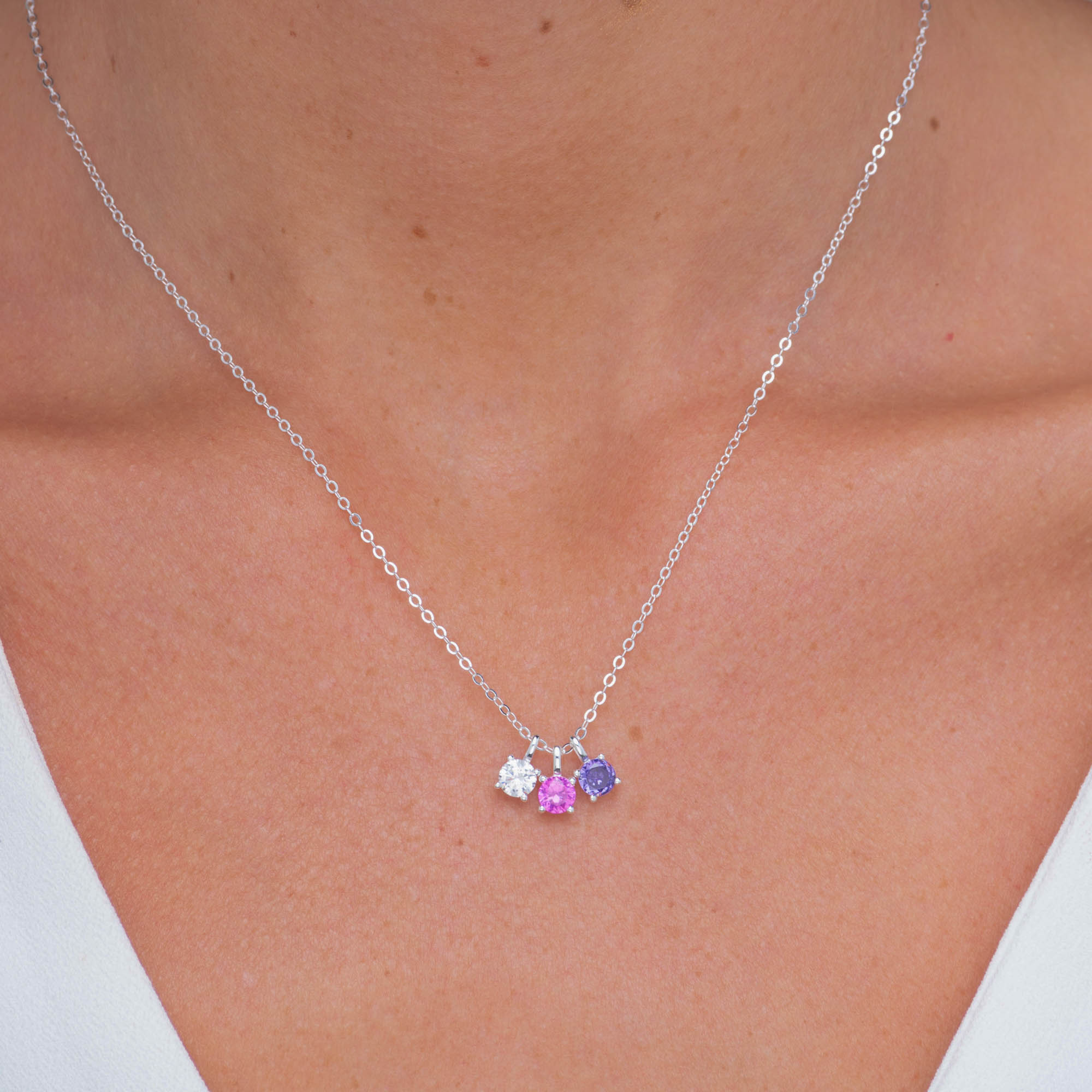Classic Birthstone Necklace July