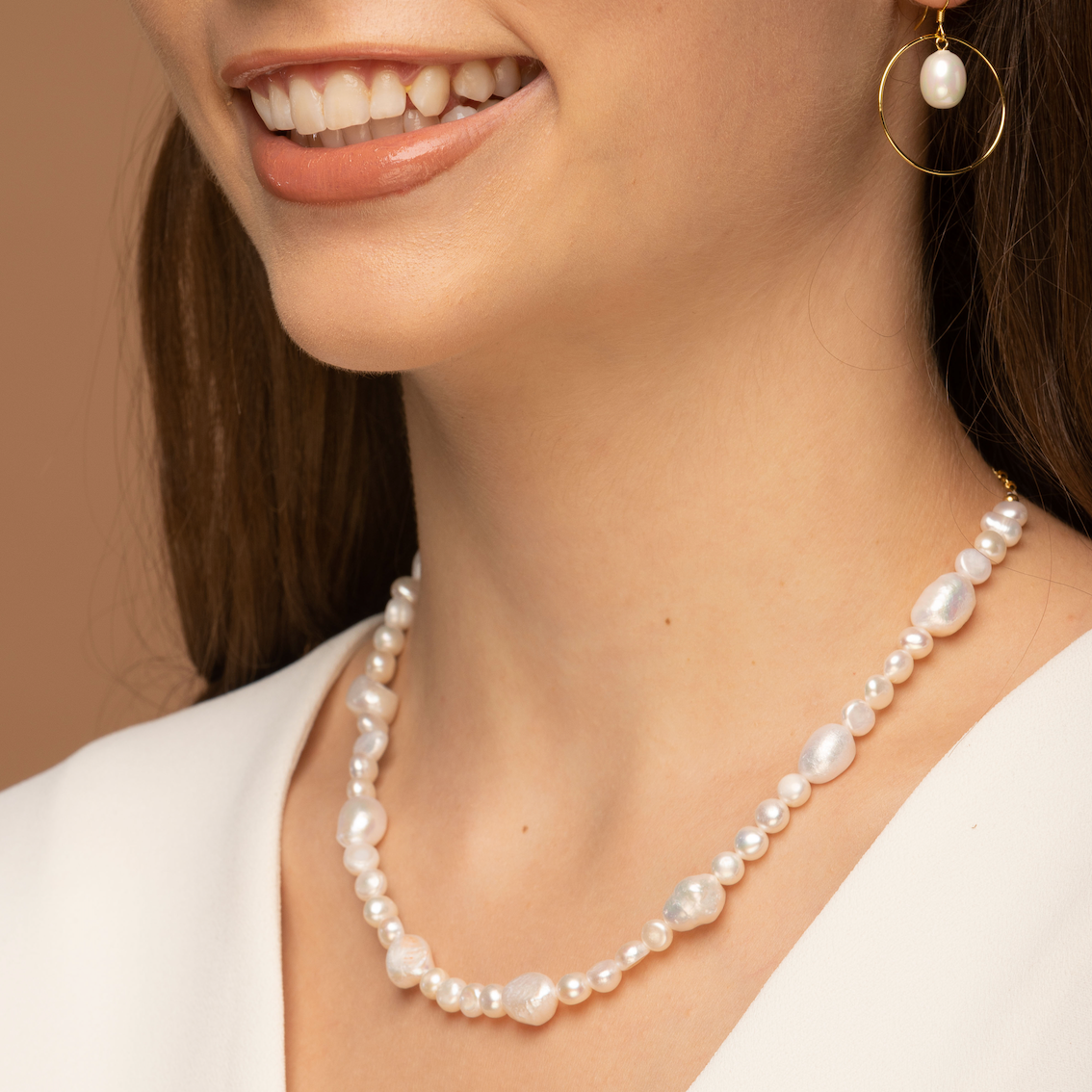 Classic Baroque Pearl Necklace