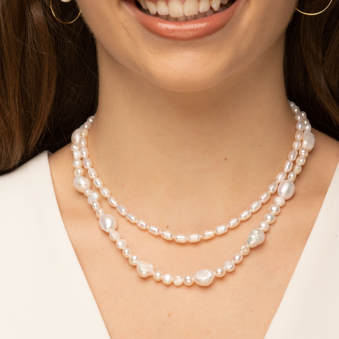 Classic Baroque Pearl Necklace