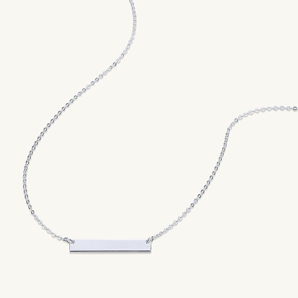 MAMA Engraved Bar Necklace