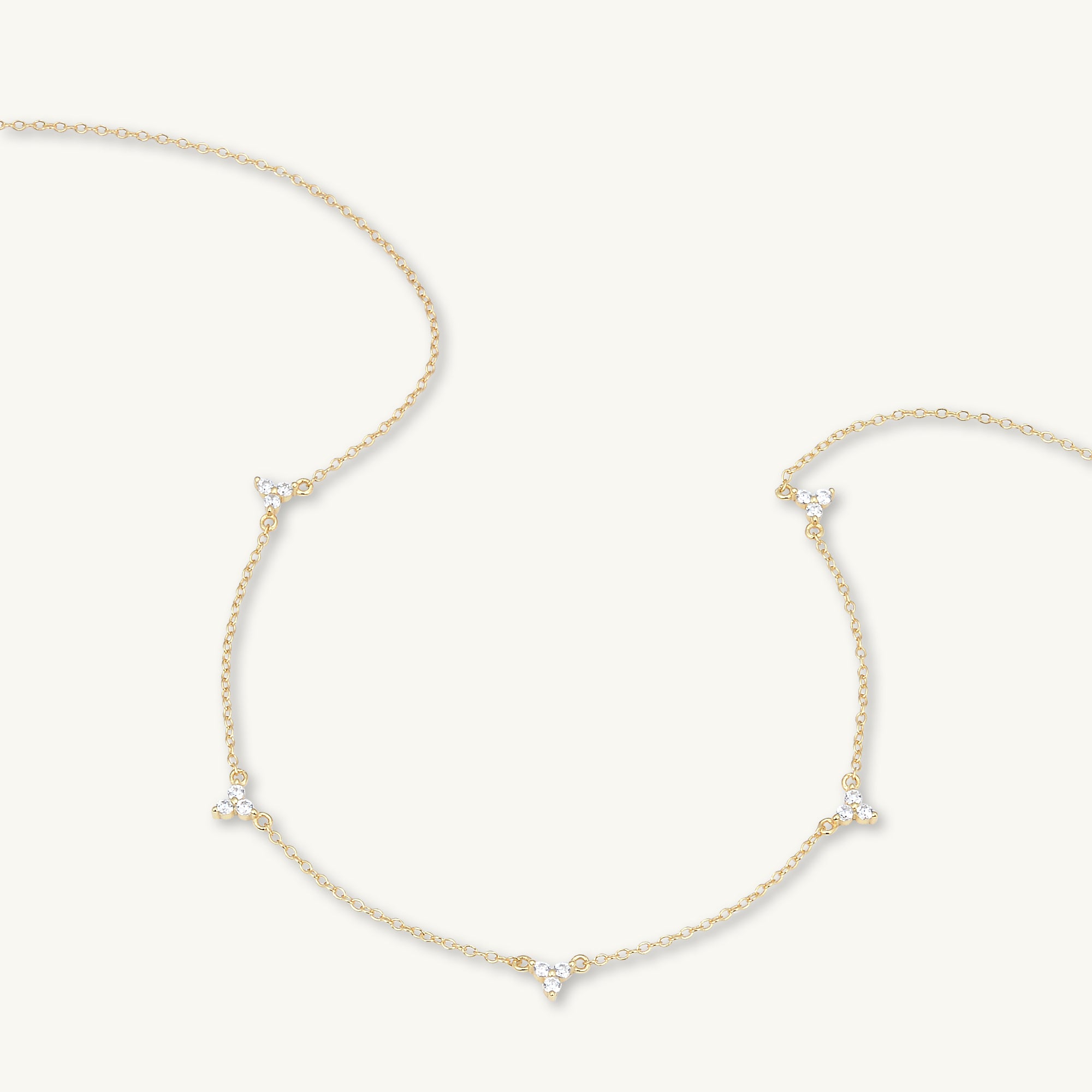 Lotus Station Chain Necklace