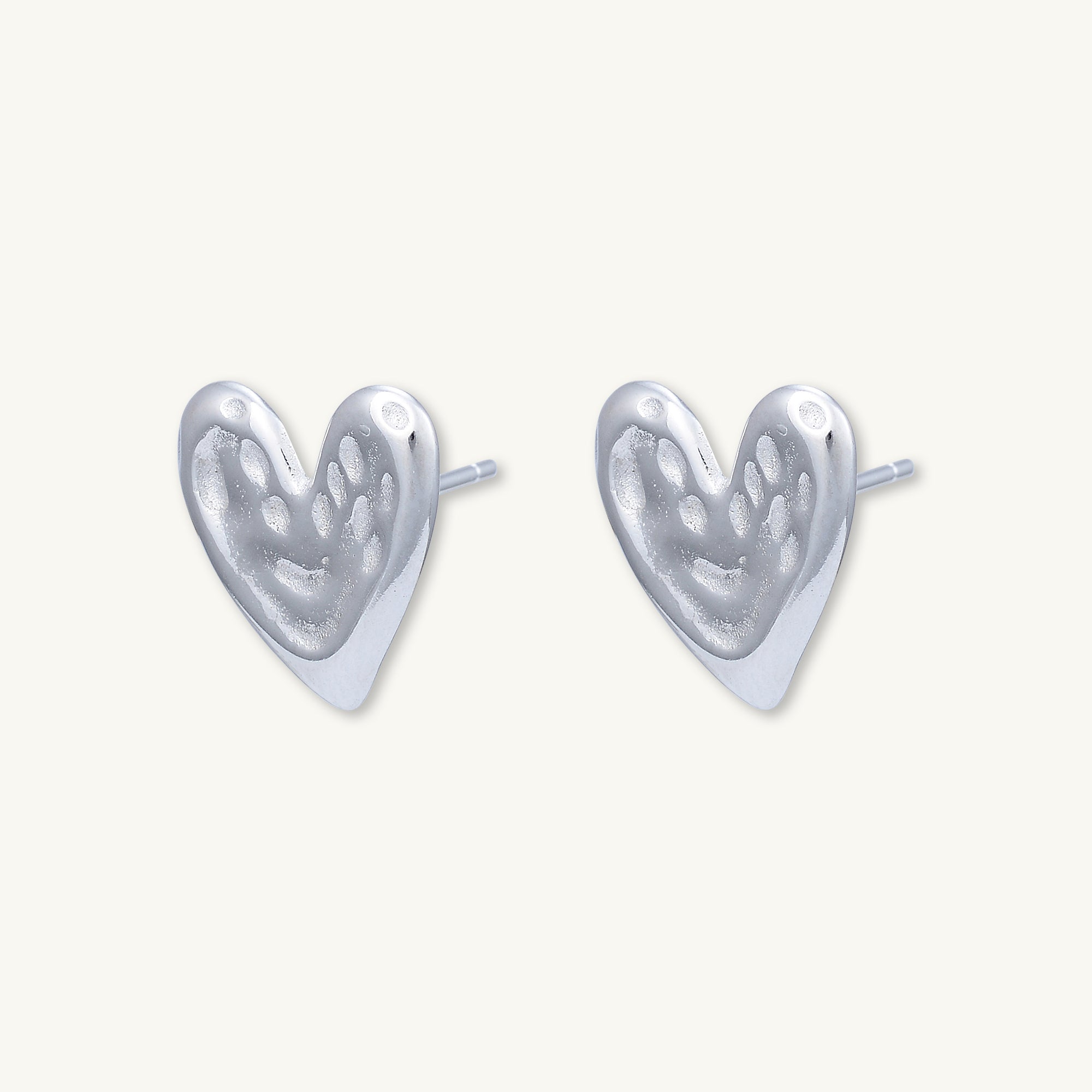 Molten Heart Statement Earrings