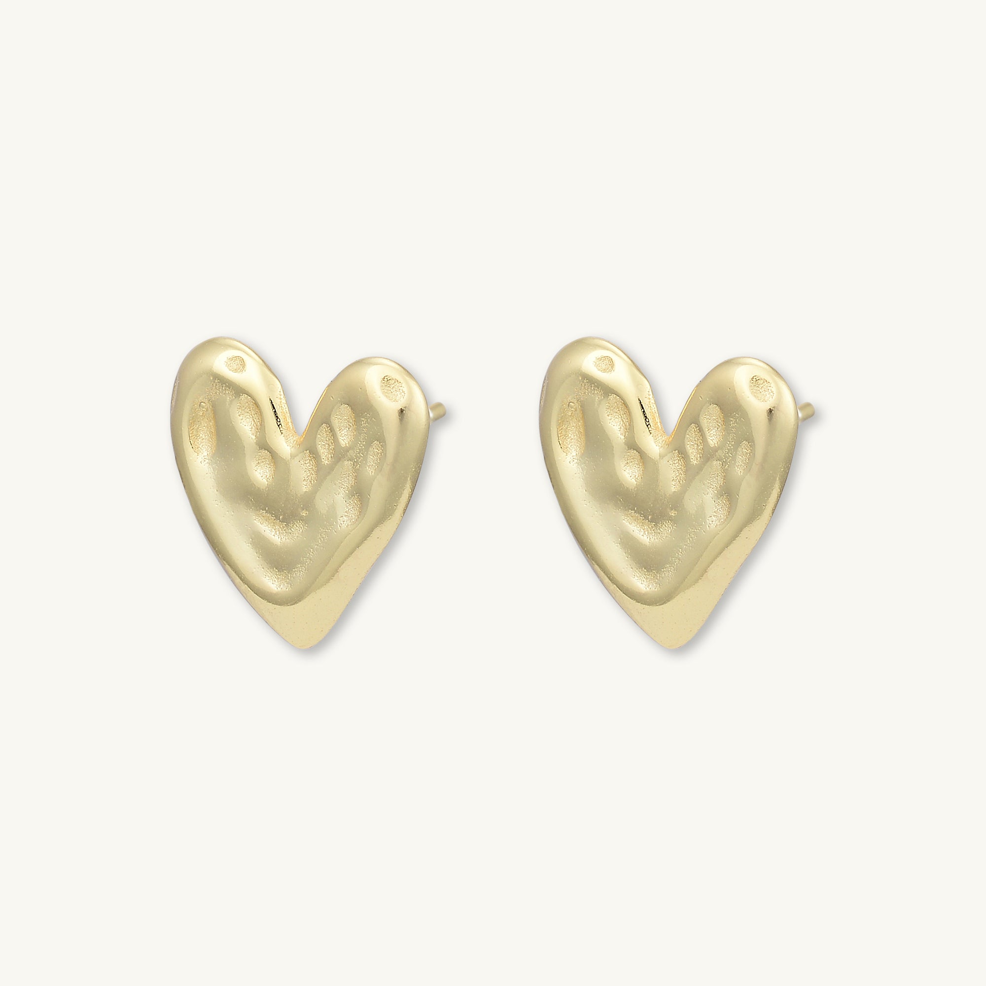 Molten Heart Statement Earrings