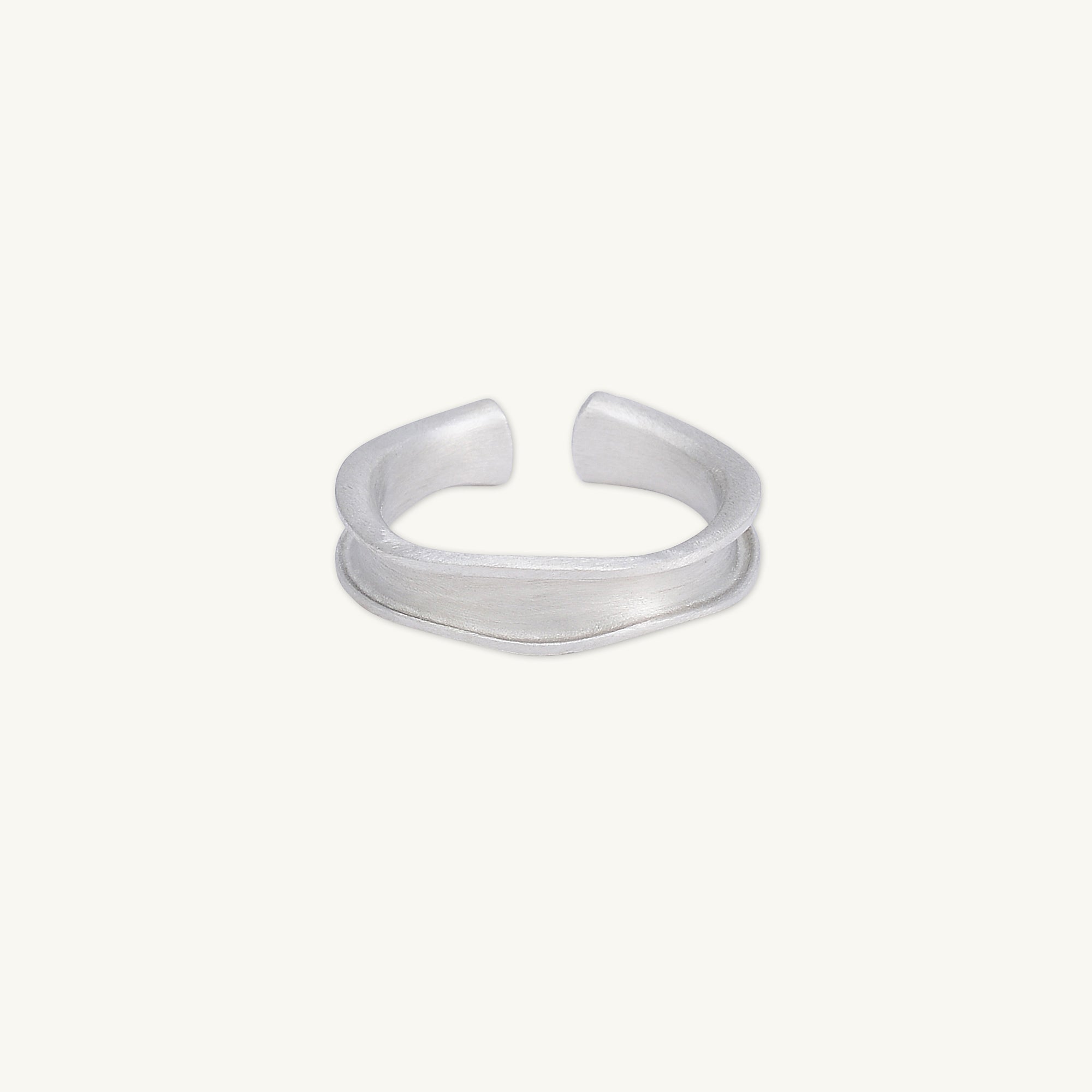 Swirl Statement Open Adjustable Ring