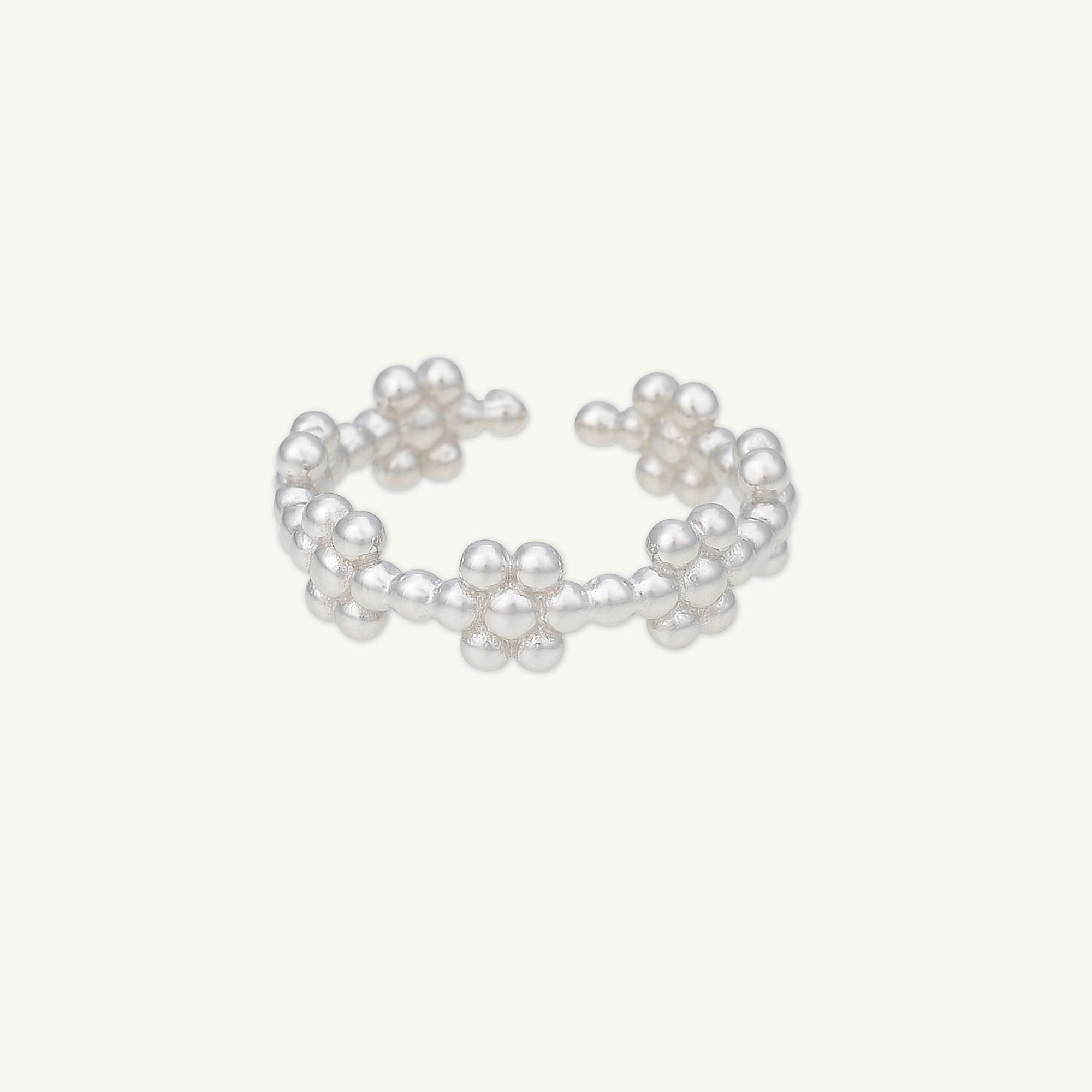 Daisy Dot Open Ring