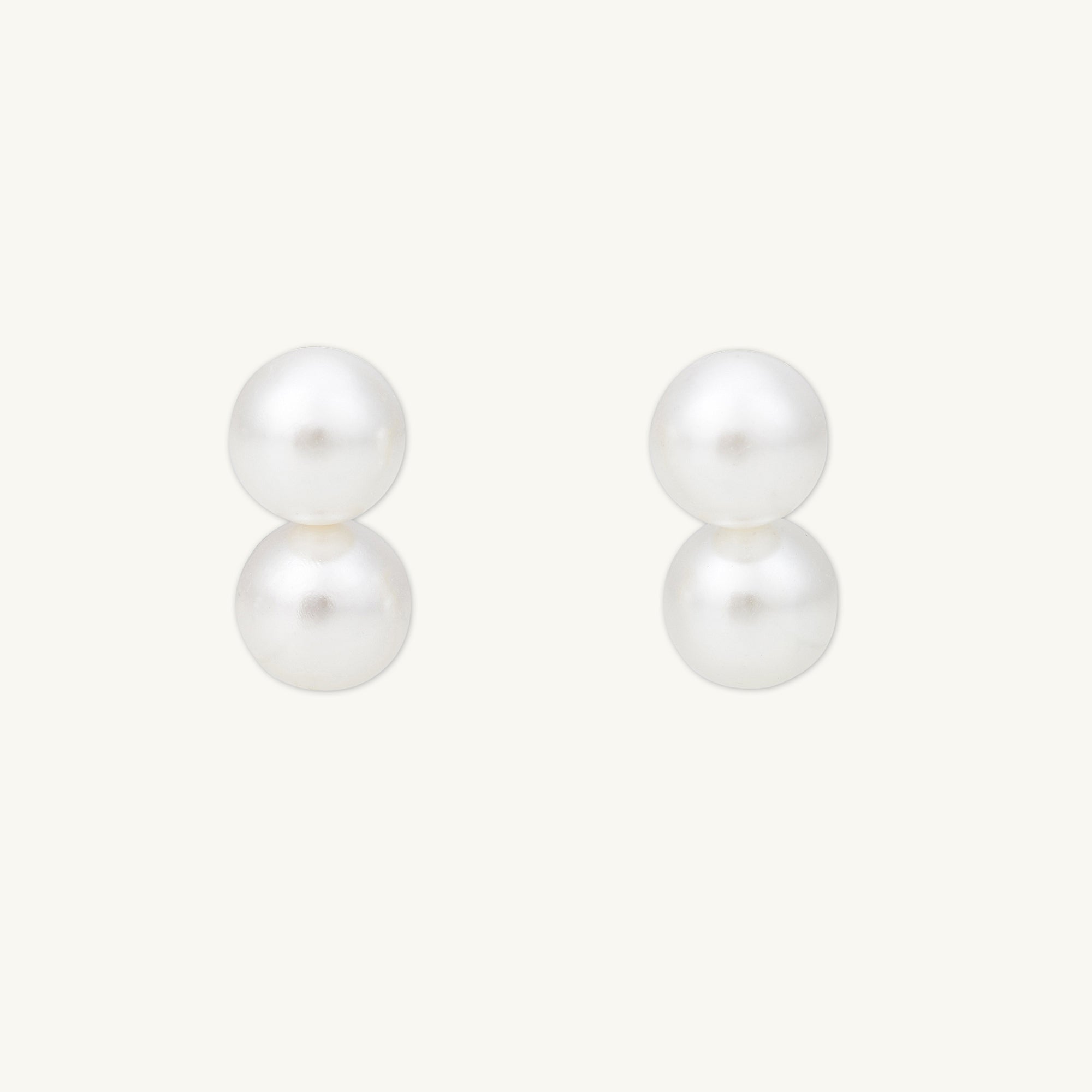 Classic Double Pearl Earrings