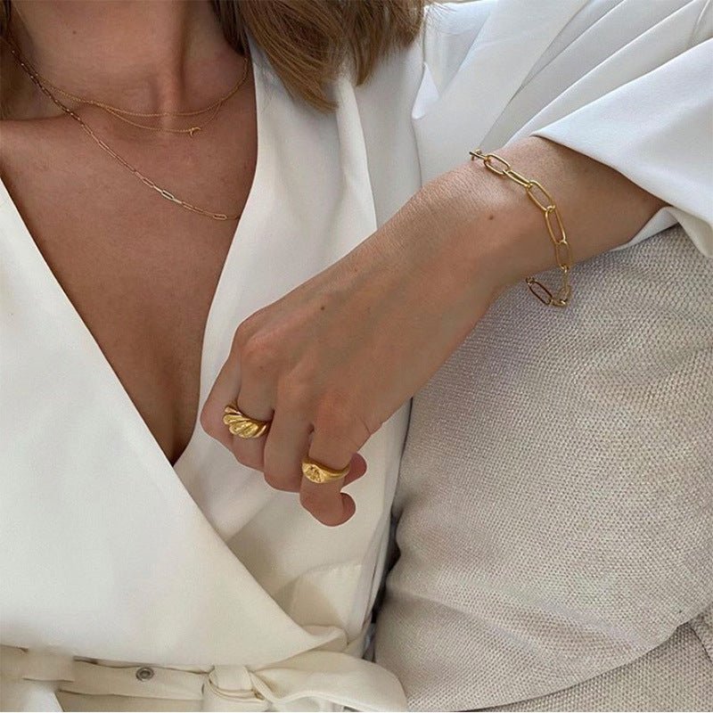 Croissant Dome Statement Ring - Camile & Stone