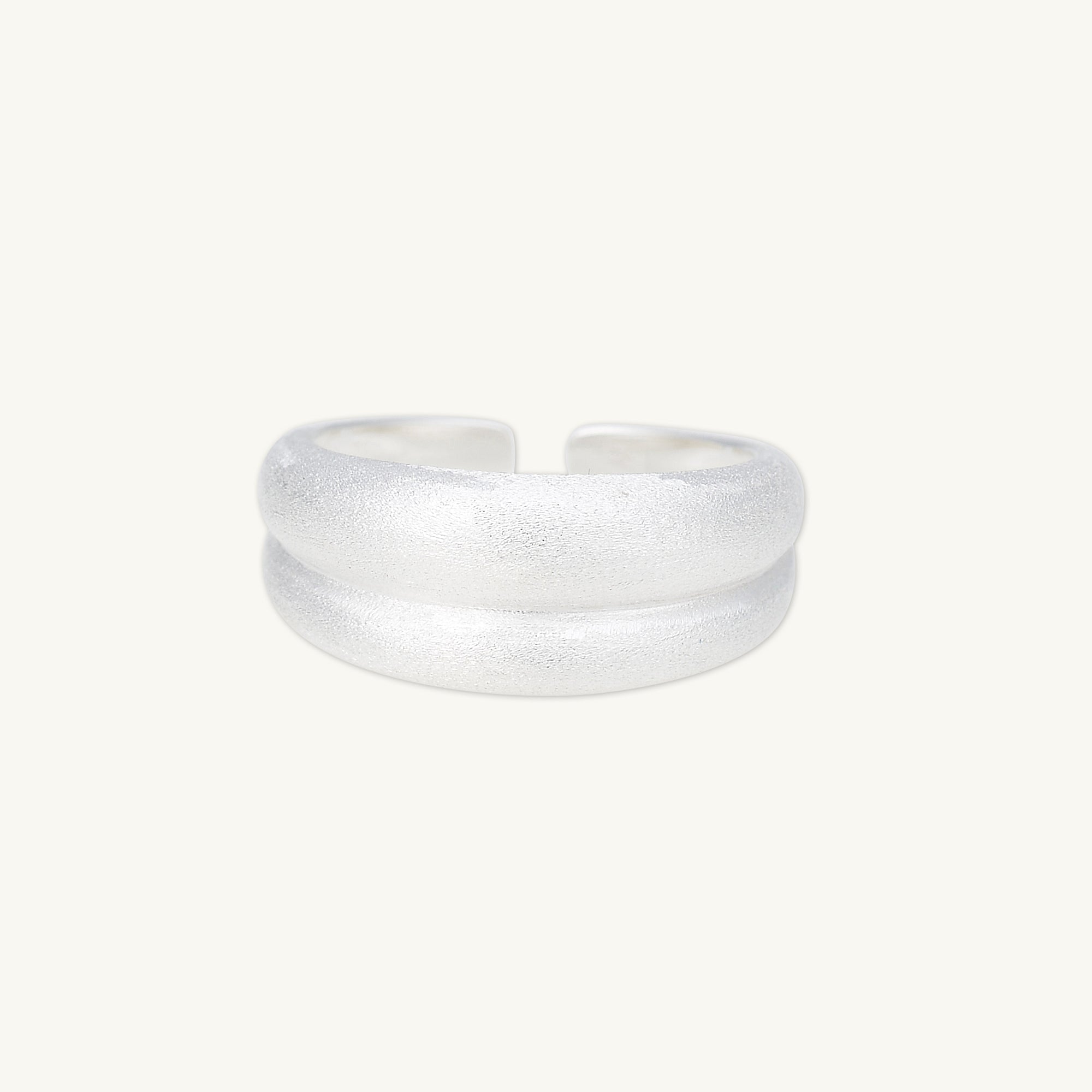 Double Dome Open Adjustable Ring - Camile & Stone