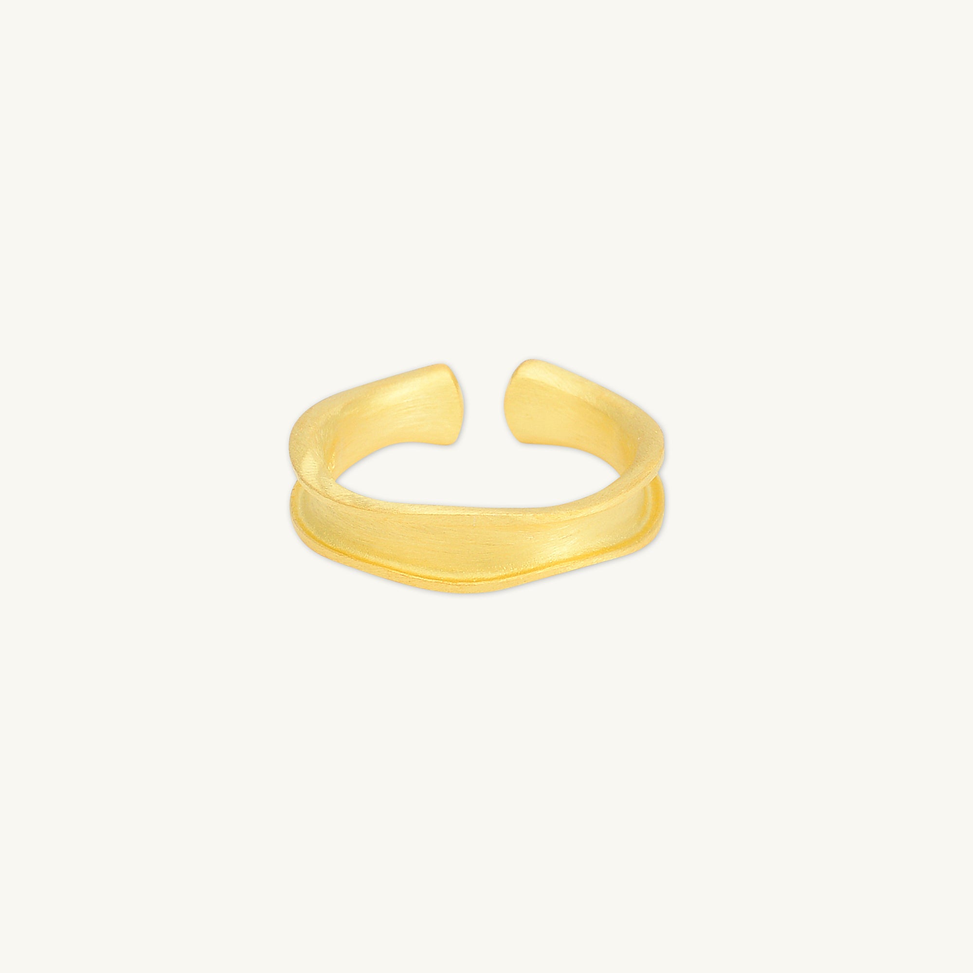 Swirl Statement Open Adjustable Ring - Camile & Stone