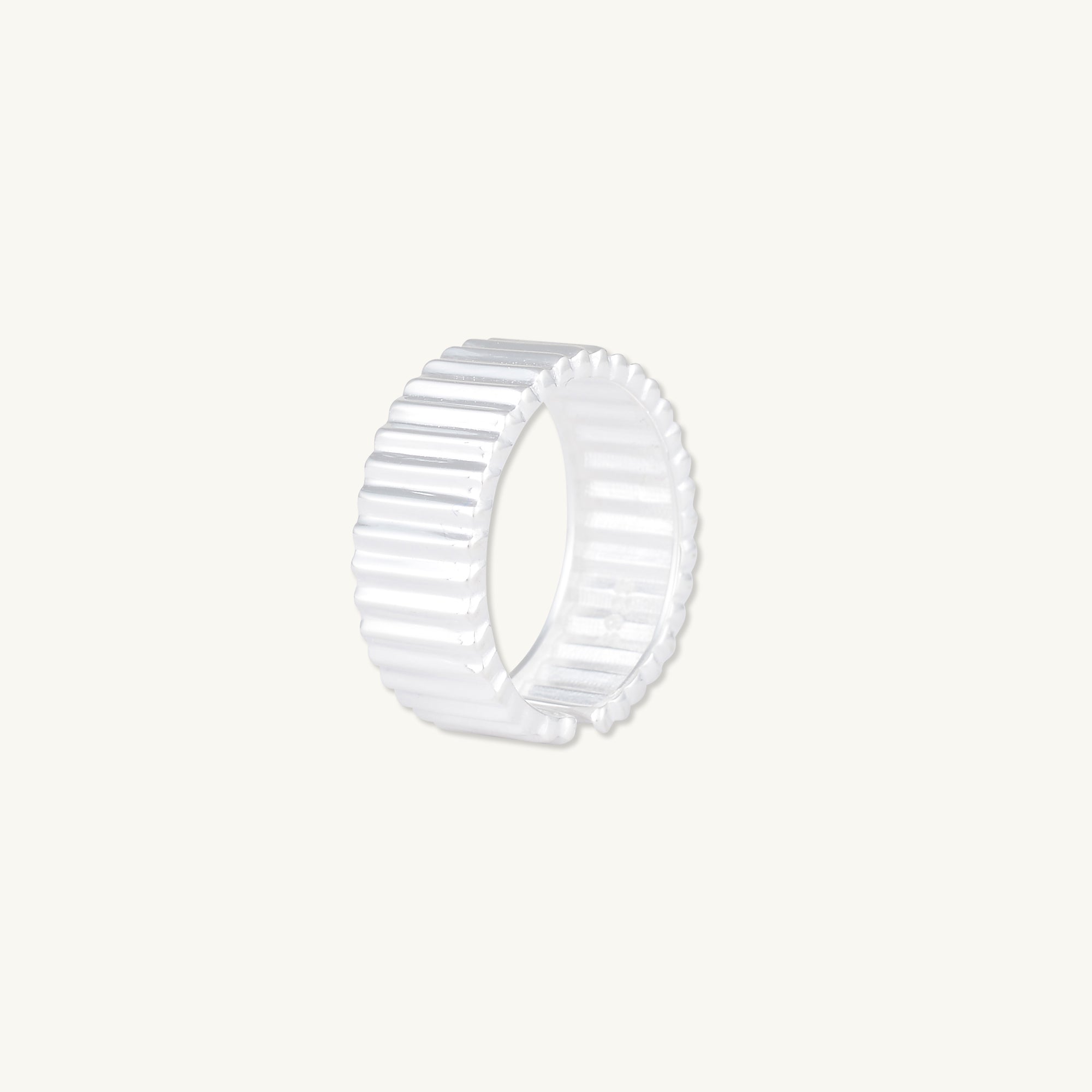 Thick Ridges Open Ring - Camile & Stone