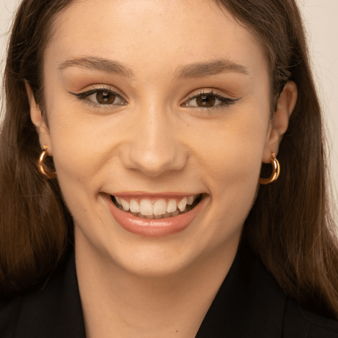 Thick Tube Hoop Earrings - Camile & Stone