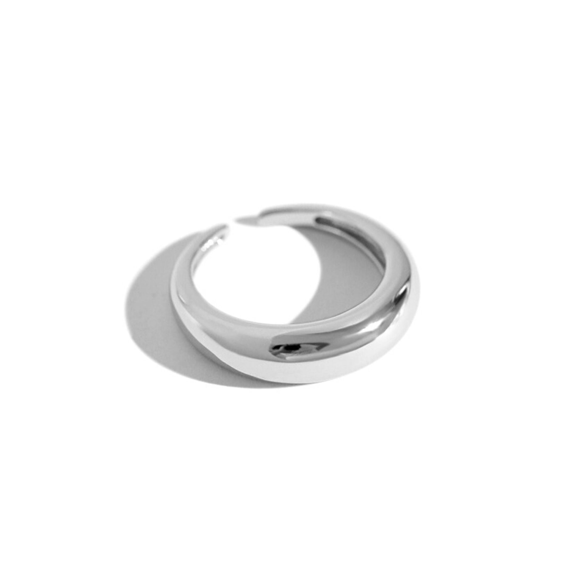 Thin Dome Adjustable Open Ring - Camile & Stone